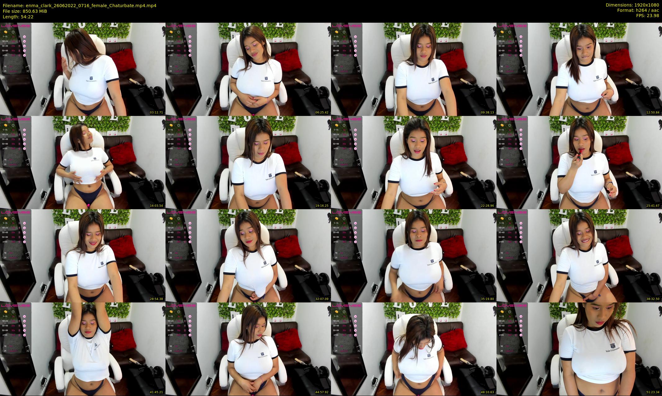 enma_clark — 55 minute Chaturbate female cam show recording, 1080p, Jun 26, 2022