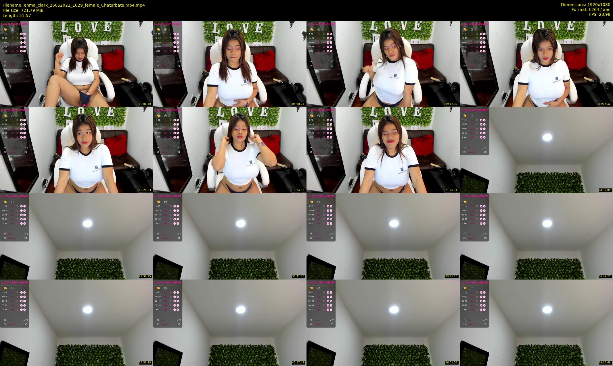 enma_clark — 52 minute Chaturbate female cam show recording, 1080p, Jun 26, 2022