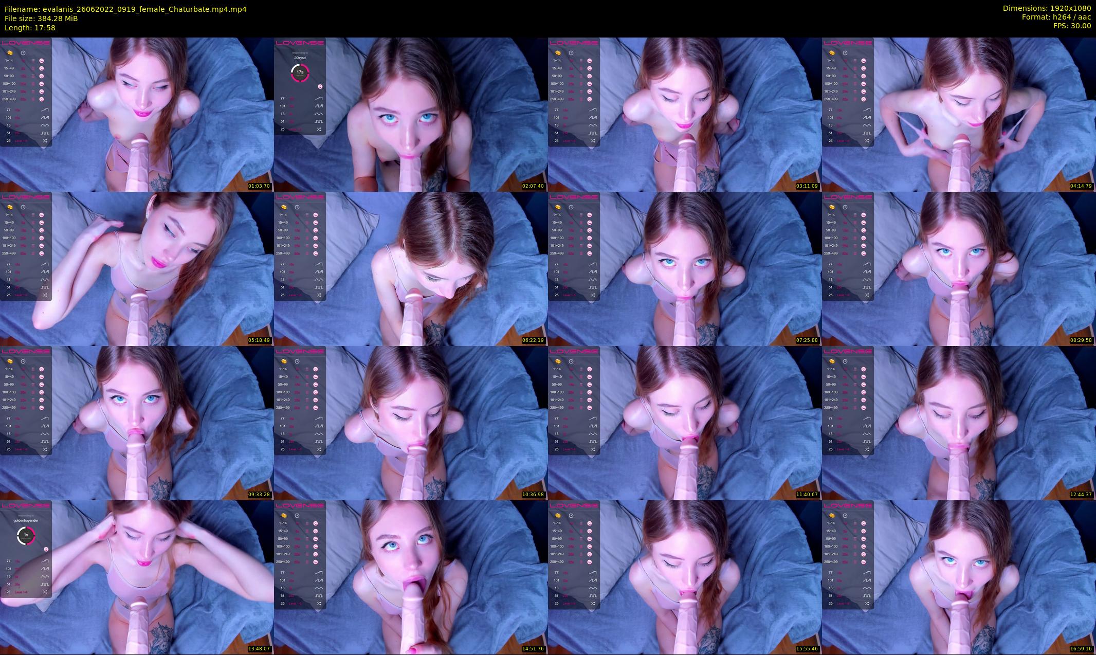 evalanis — 18 minute Chaturbate couple cam show recording, 1080p, Jun 26, 2022