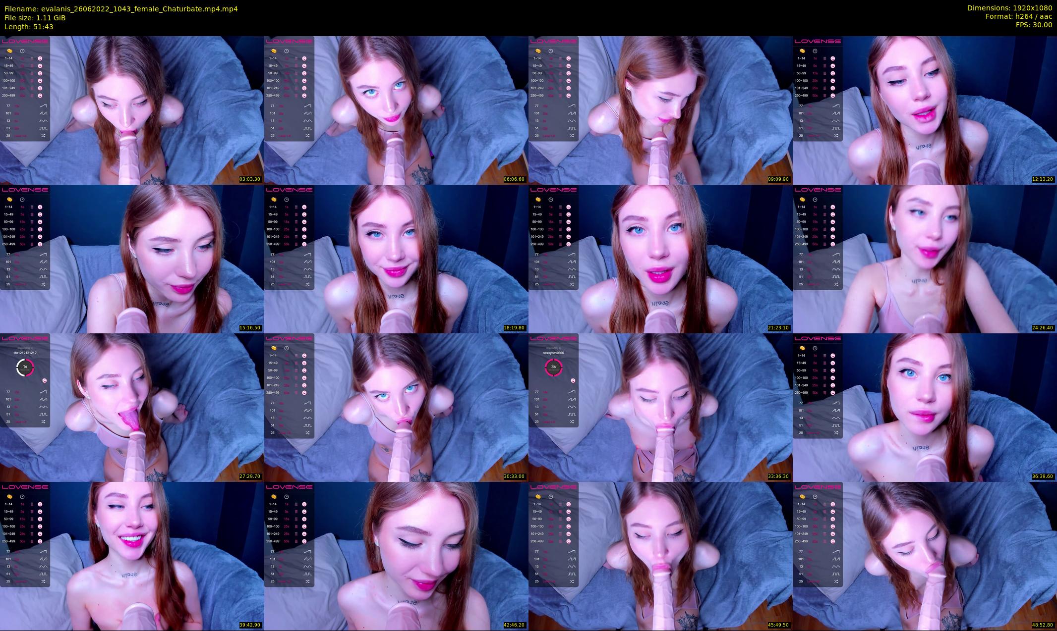 evalanis — 52 minute Chaturbate couple cam show recording, 1080p, Jun 26, 2022
