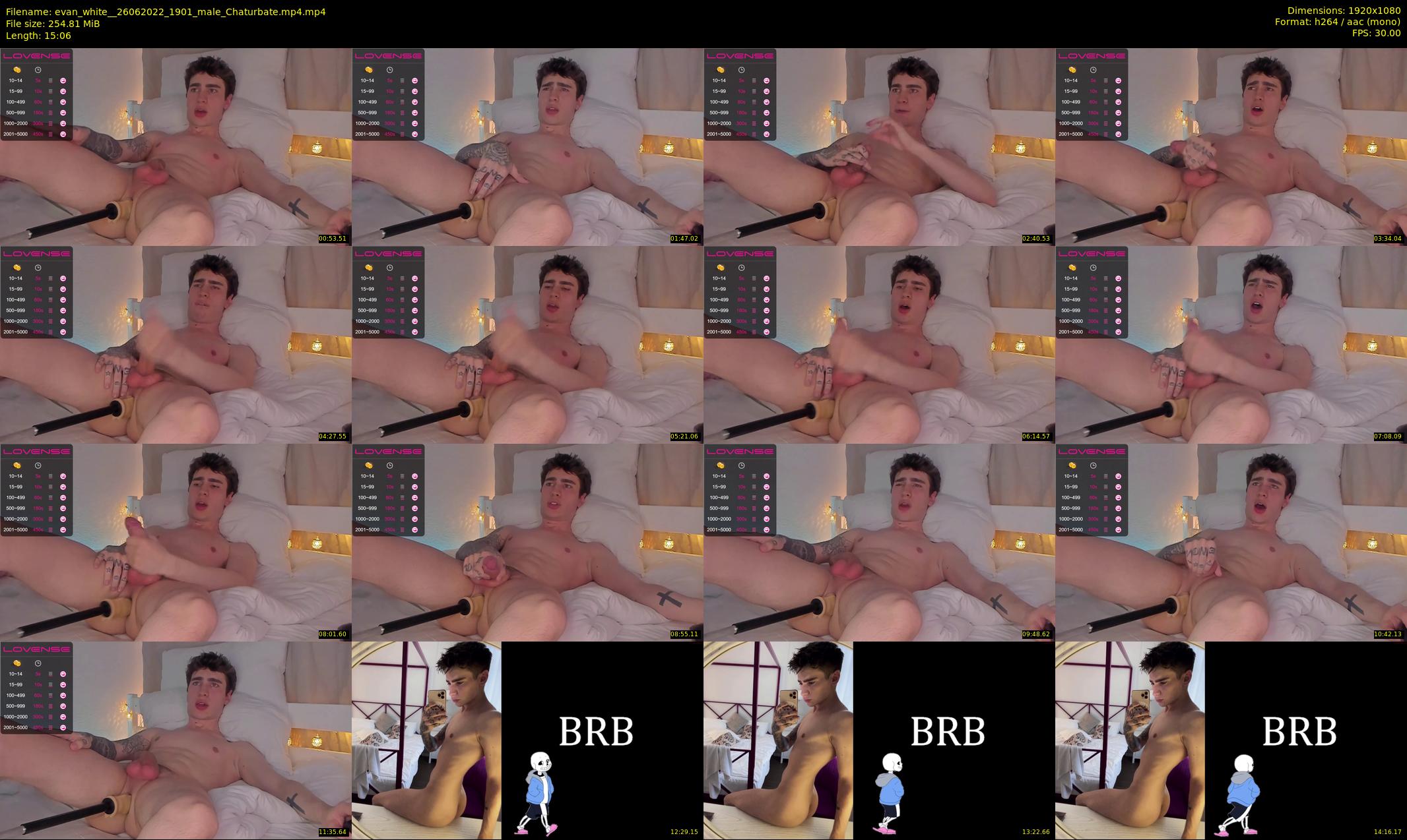 evan_white_ — 16 minute Chaturbate male cam show recording, 1080p, Jun 26, 2022