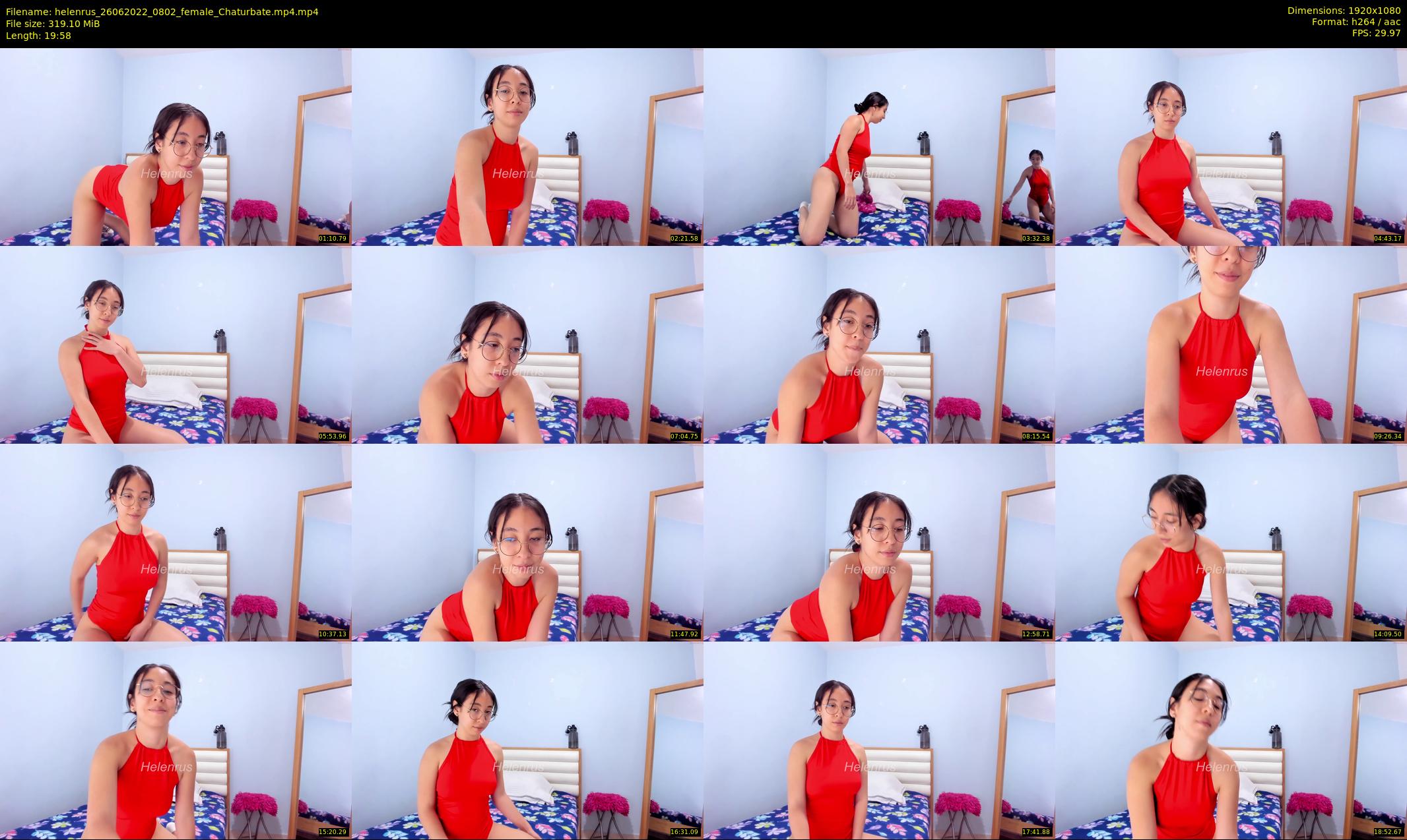 helenrus — 20 minute Chaturbate female cam show recording, 1080p, Jun 26, 2022