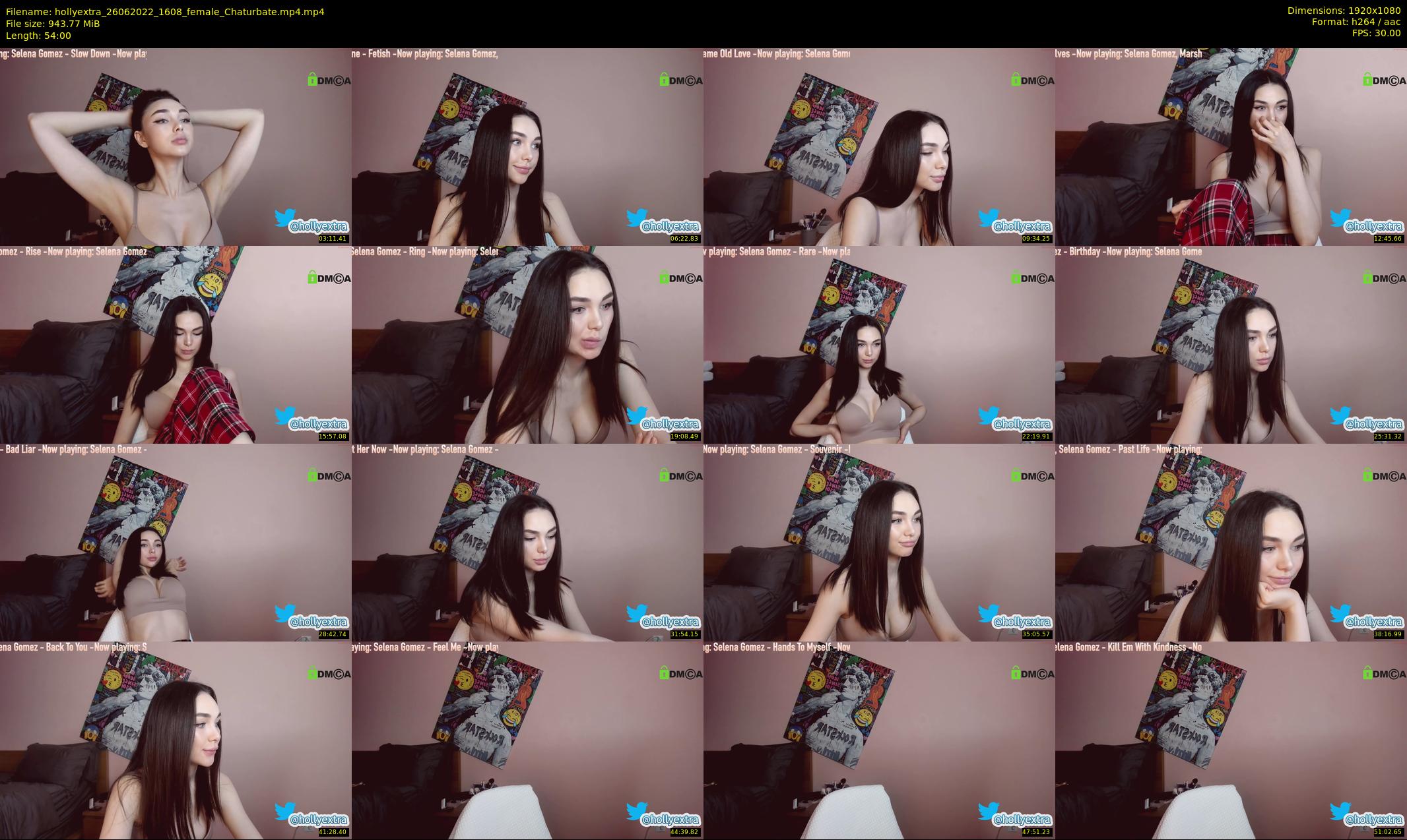 hollyextra — 54 minute Chaturbate female cam show recording, 1080p, Jun 26, 2022