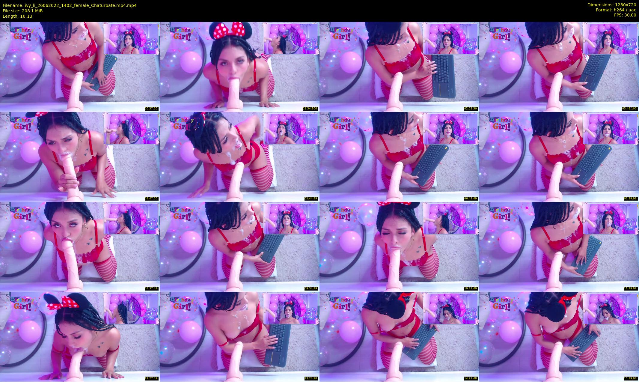 ivy_li — 17 minute Chaturbate female cam show recording, 720p, Jun 26, 2022