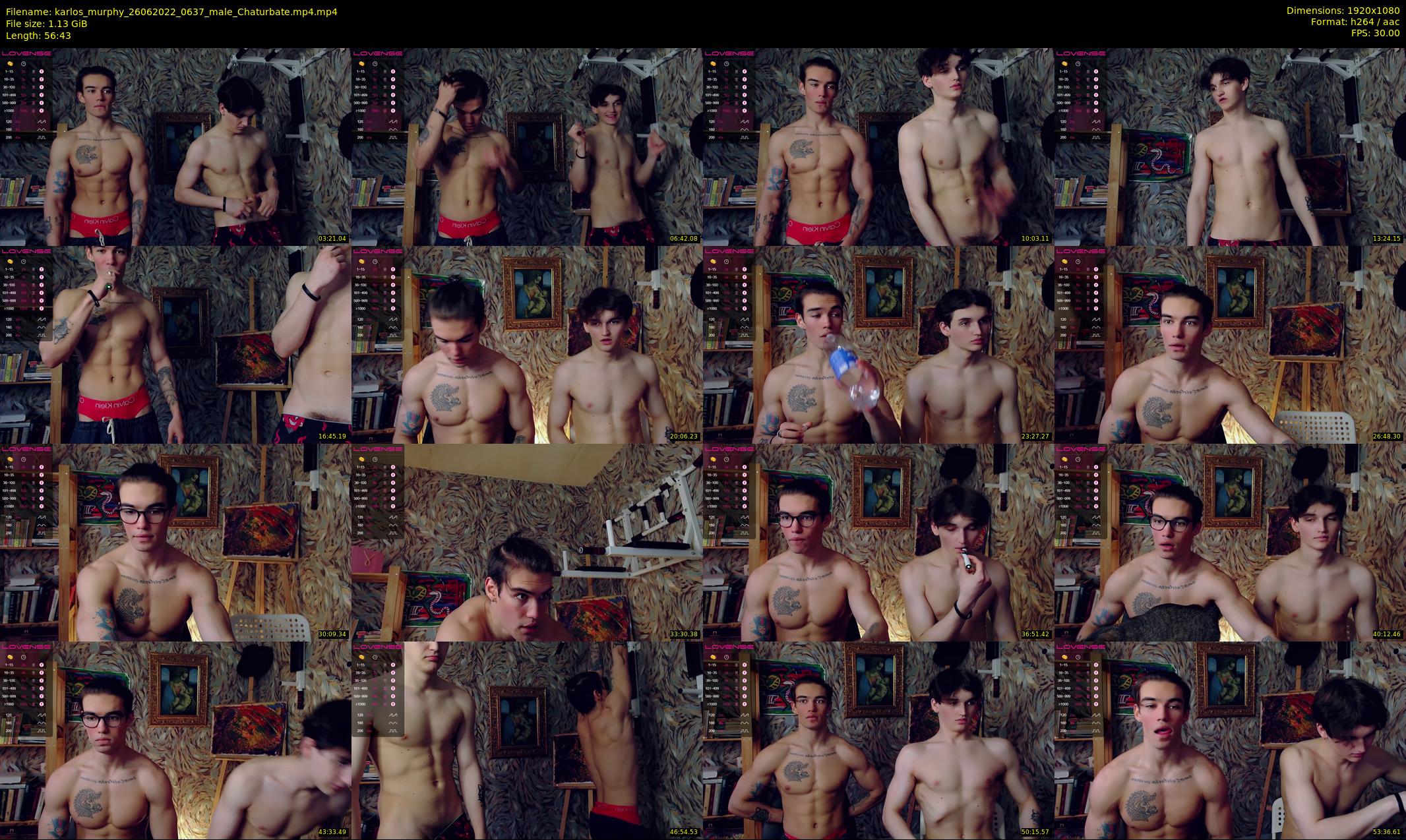 karlos_murphy — 57 minute Chaturbate male cam show recording, 1080p, Jun 26, 2022