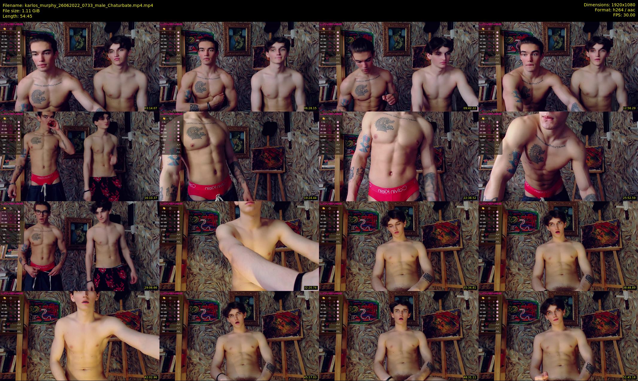 karlos_murphy — 55 minute Chaturbate male cam show recording, 1080p, Jun 26, 2022