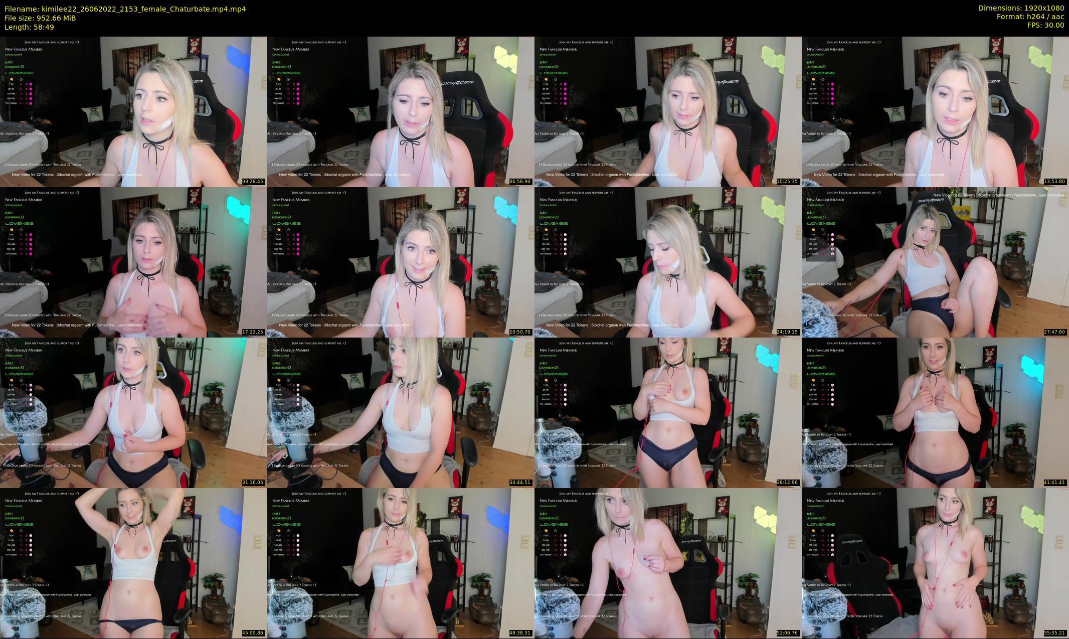 kimilee22 — 59 minute Chaturbate female cam show recording, 1080p, Jun 26, 2022