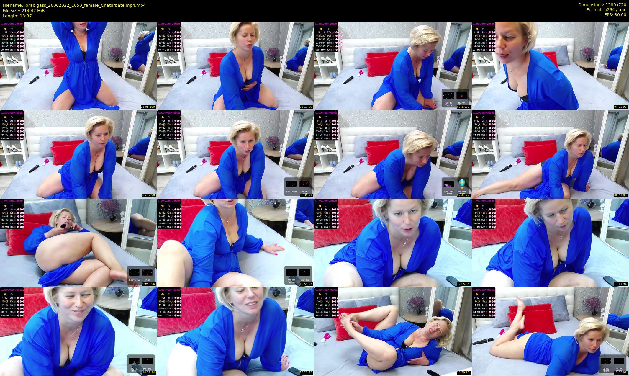 lorabigass — 19 minute Chaturbate female cam show recording, 720p, Jun 26, 2022