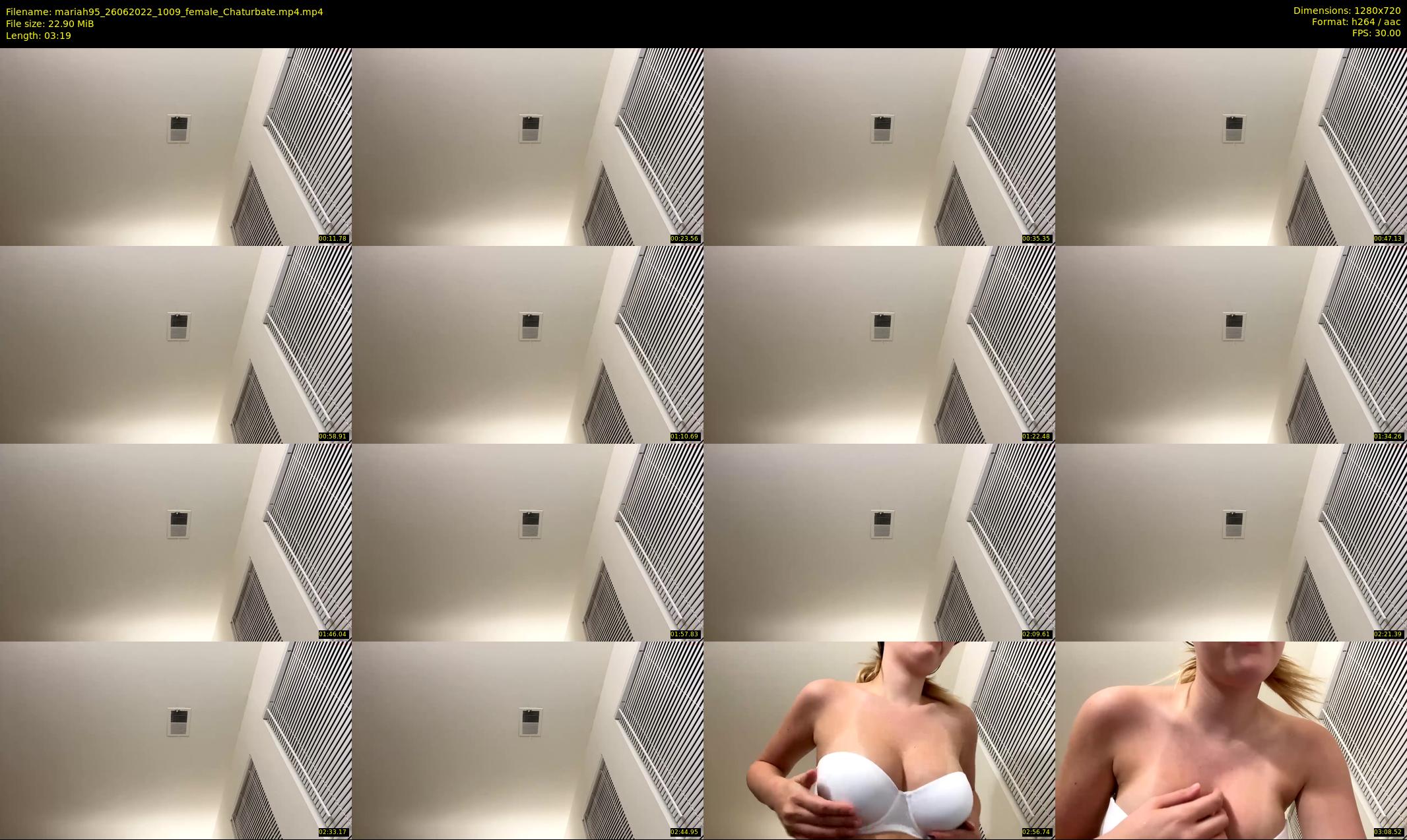 mariah95 — 4 minute Chaturbate female cam show recording, 720p, Jun 26, 2022
