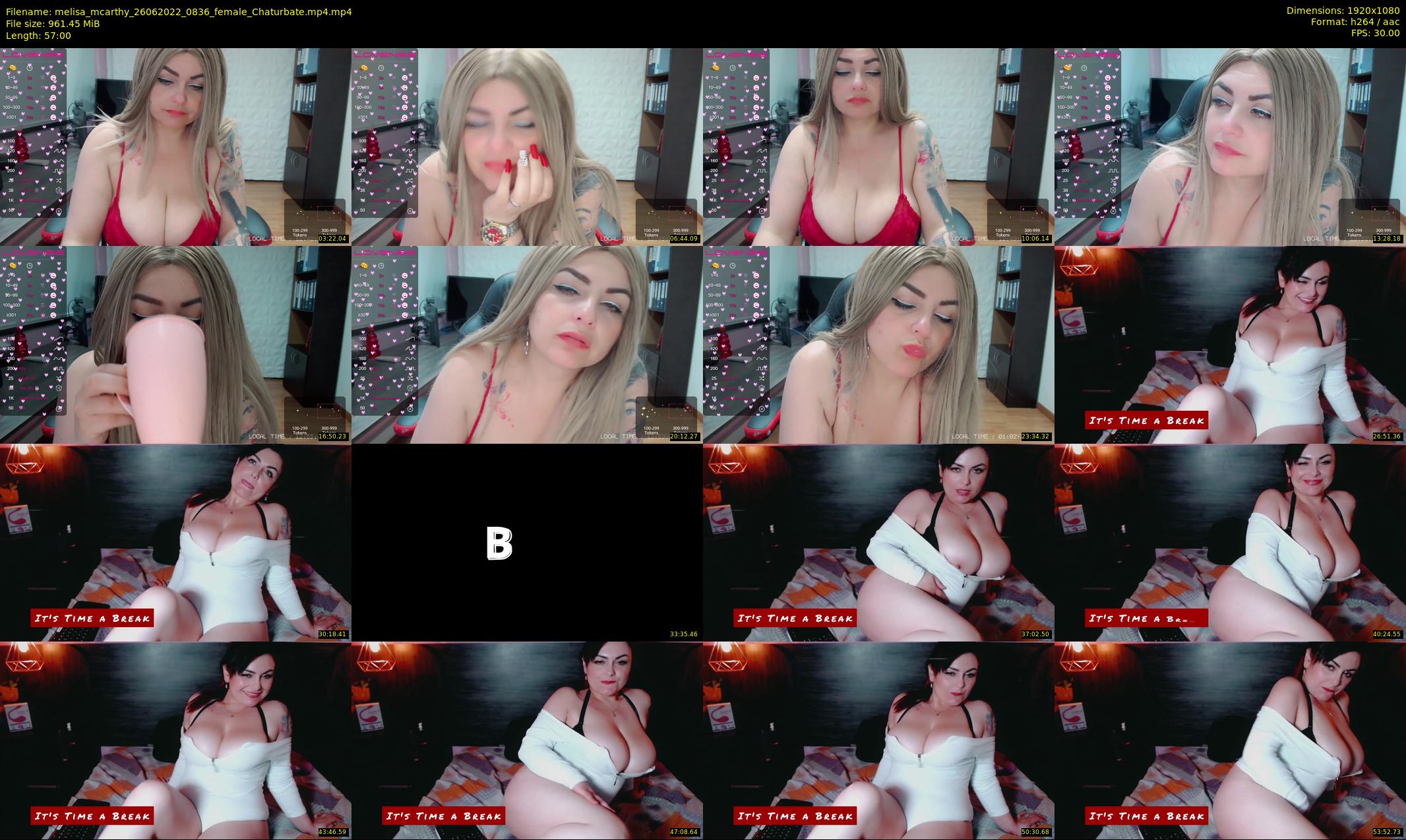 melisa_mcarthy — 57 minute Chaturbate couple cam show recording, 1080p, Jun 26, 2022