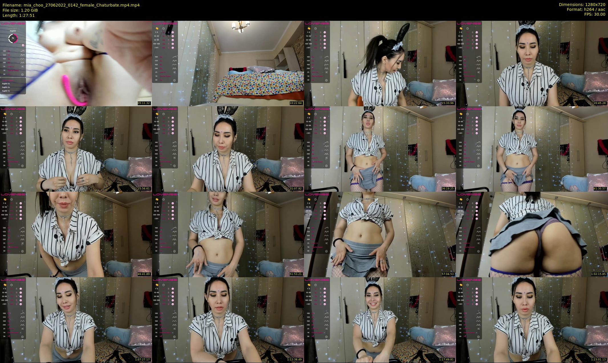 mia_choo — 88 minute Chaturbate female cam show recording, 720p, Jun 27, 2022
