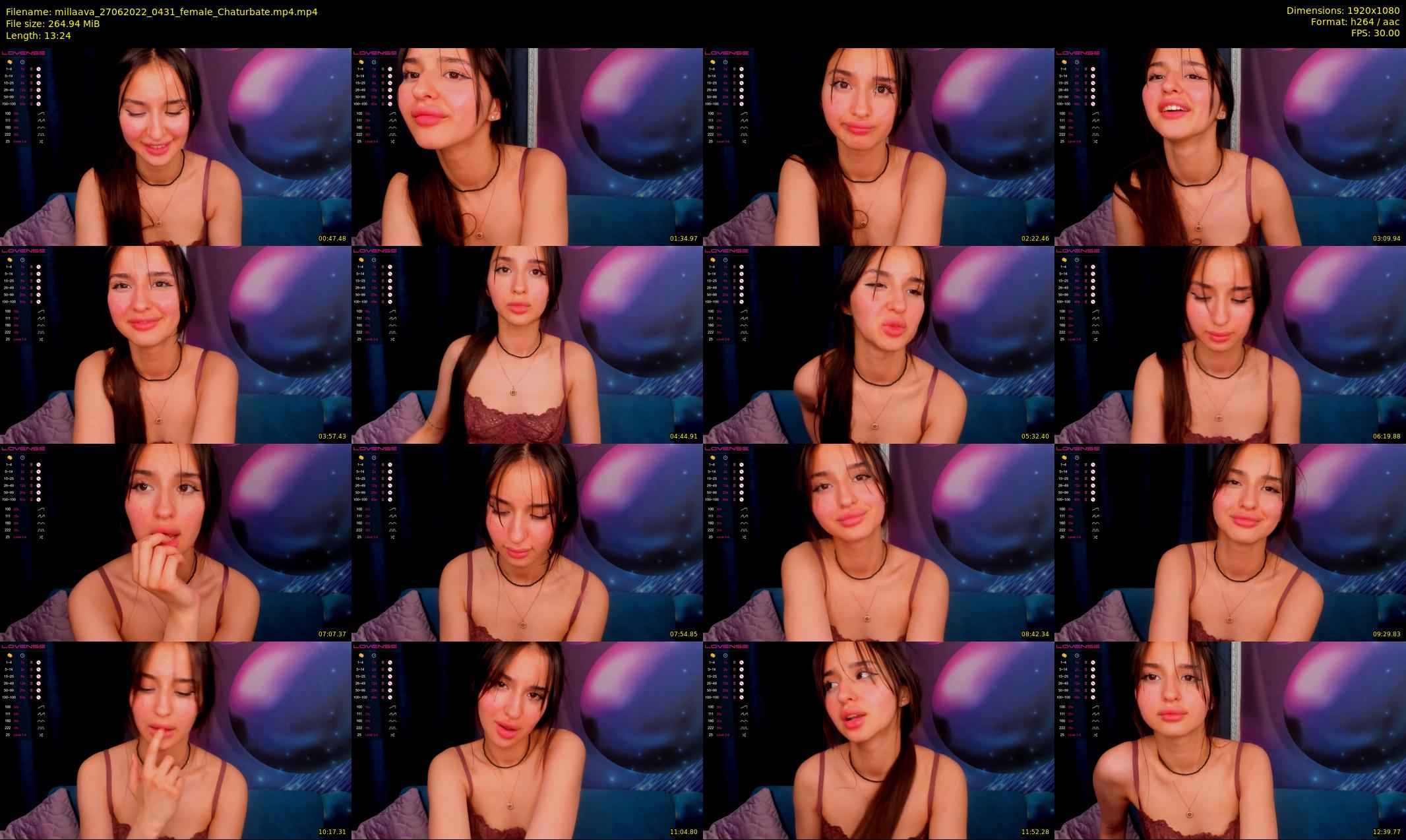 millaava — 14 minute Chaturbate female cam show recording, 1080p, Jun 27, 2022