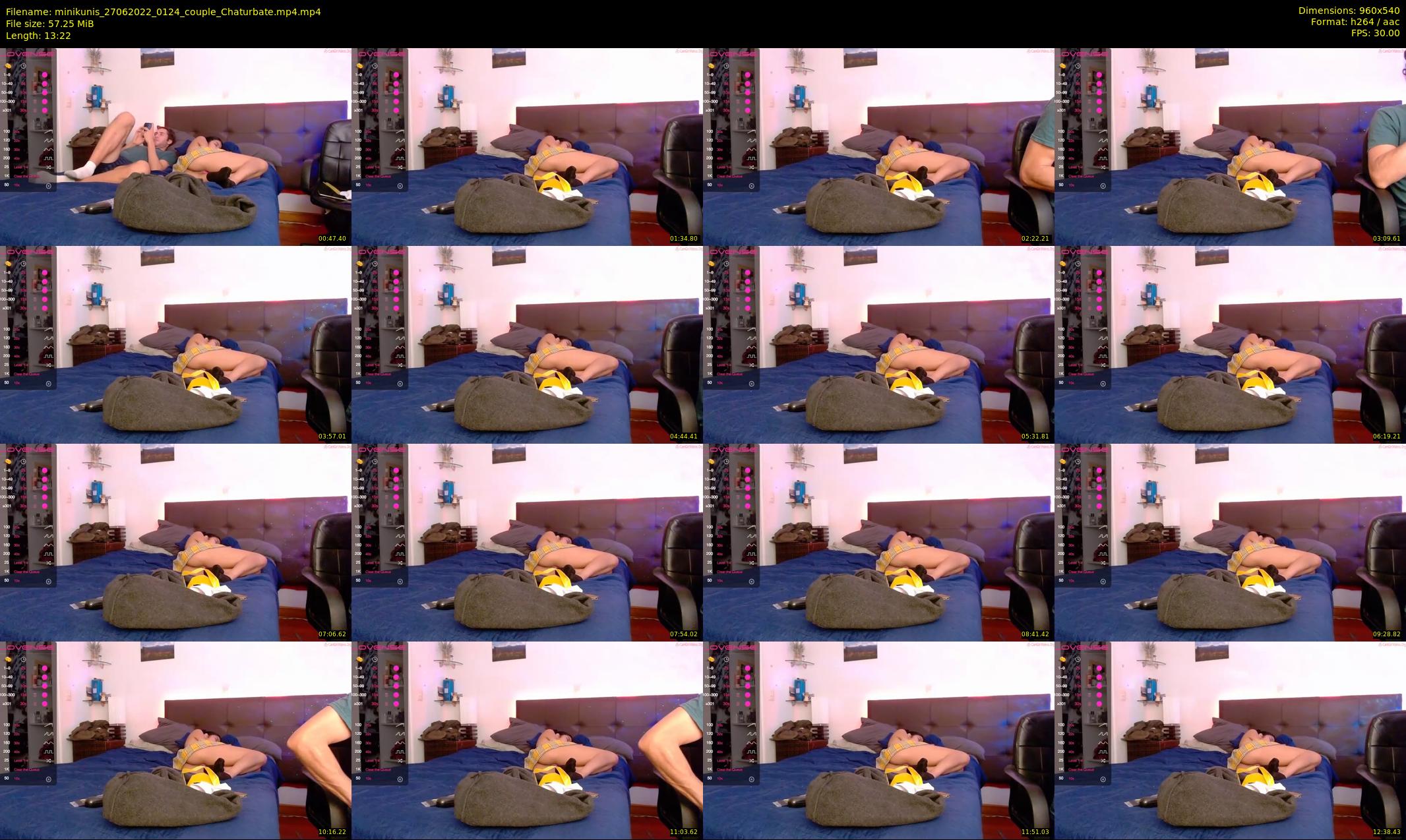 minikunis — 14 minute Chaturbate couple cam show recording, 480p, Jun 27, 2022