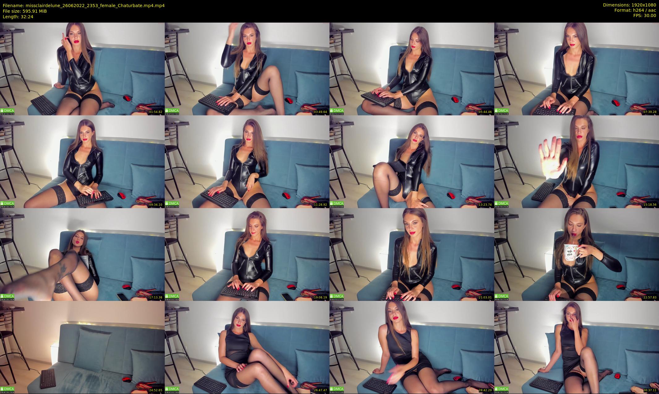 missclairdelune — 33 minute Chaturbate female cam show recording, 1080p, Jun 26, 2022