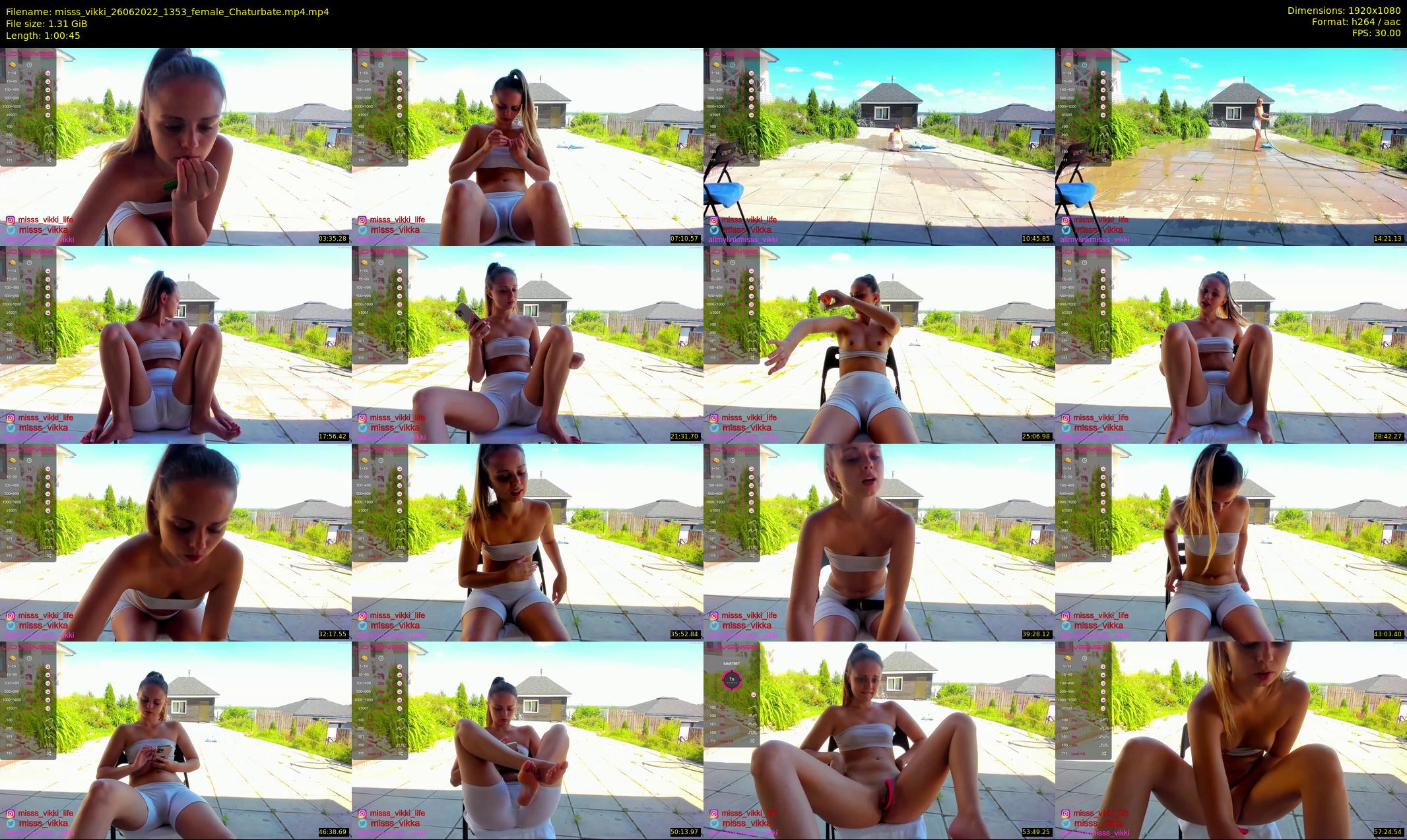 misss_vikki — 61 minute Chaturbate female cam show recording, 1080p, Jun 26, 2022