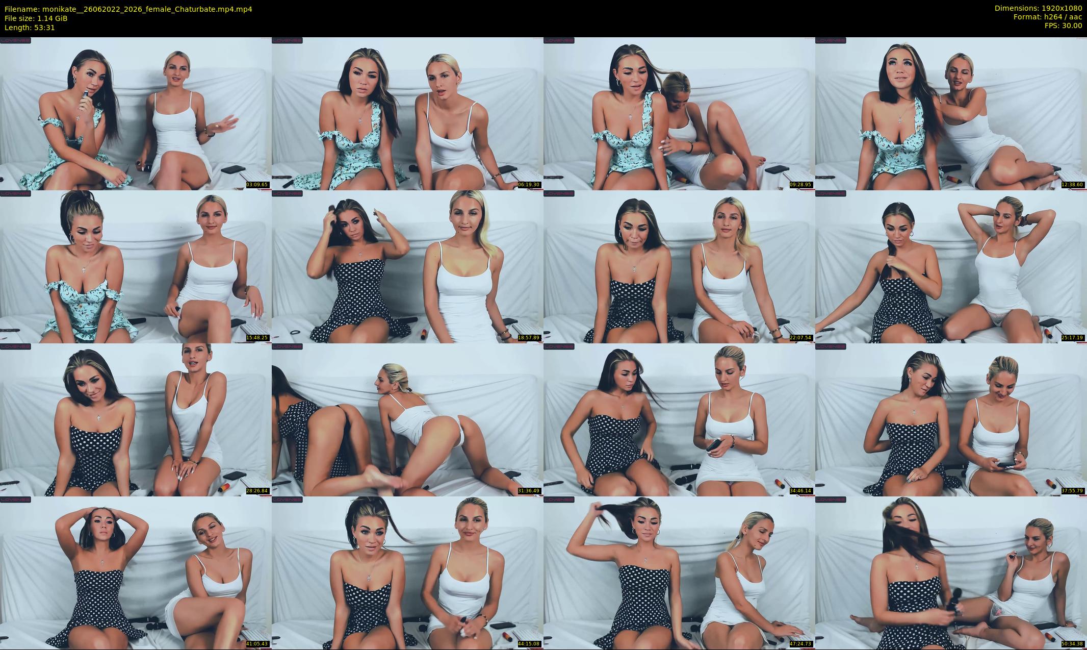 monikate_ — 54 minute Chaturbate couple cam show recording, 1080p, Jun 26, 2022