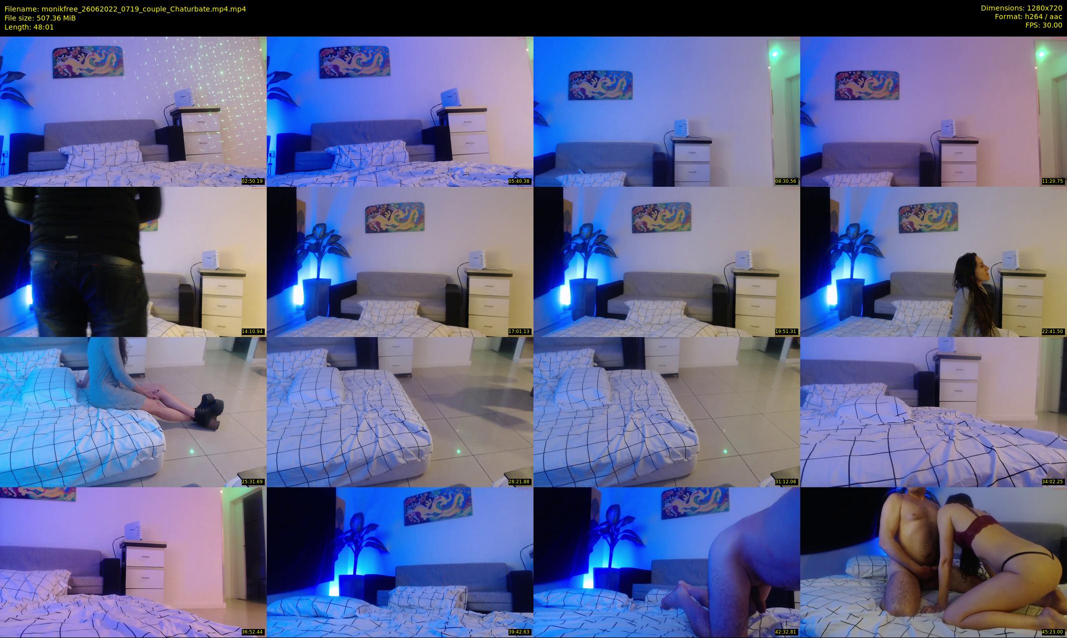 monikfree — 49 minute Chaturbate couple cam show recording, 720p, Jun 26, 2022