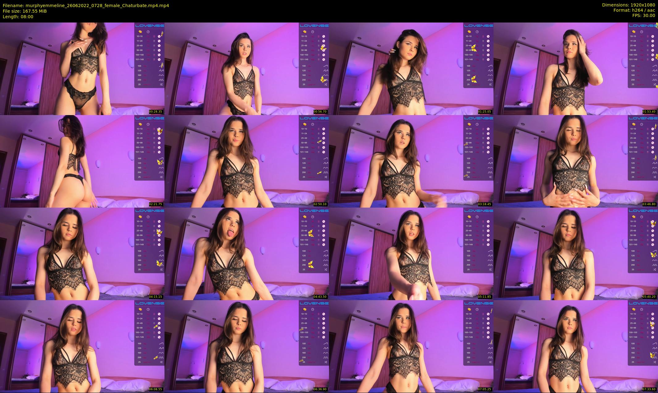 murphyemmeline — 8 minute Chaturbate female cam show recording, 1080p, Jun 26, 2022