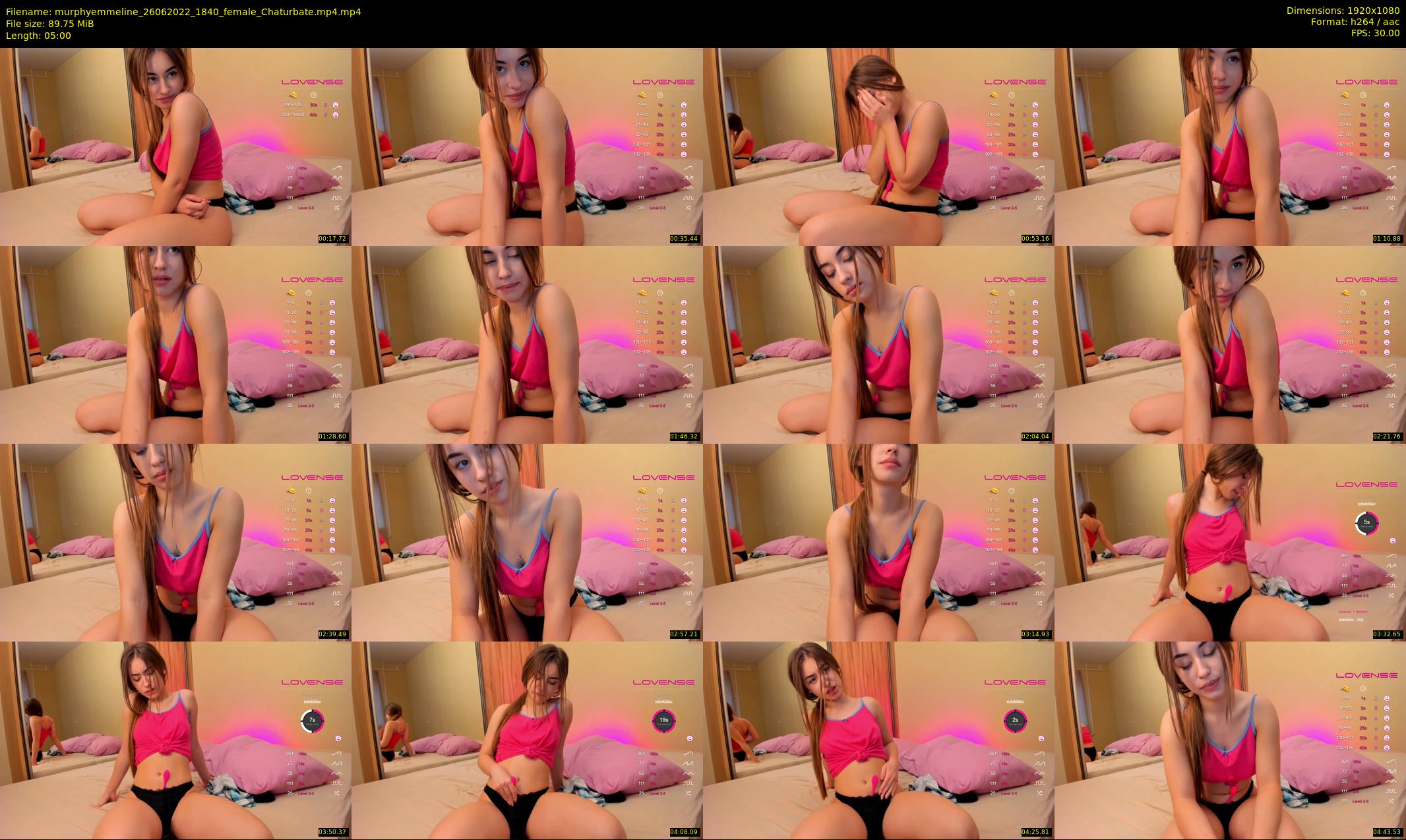 murphyemmeline — 5 minute Chaturbate female cam show recording, 1080p, Jun 26, 2022
