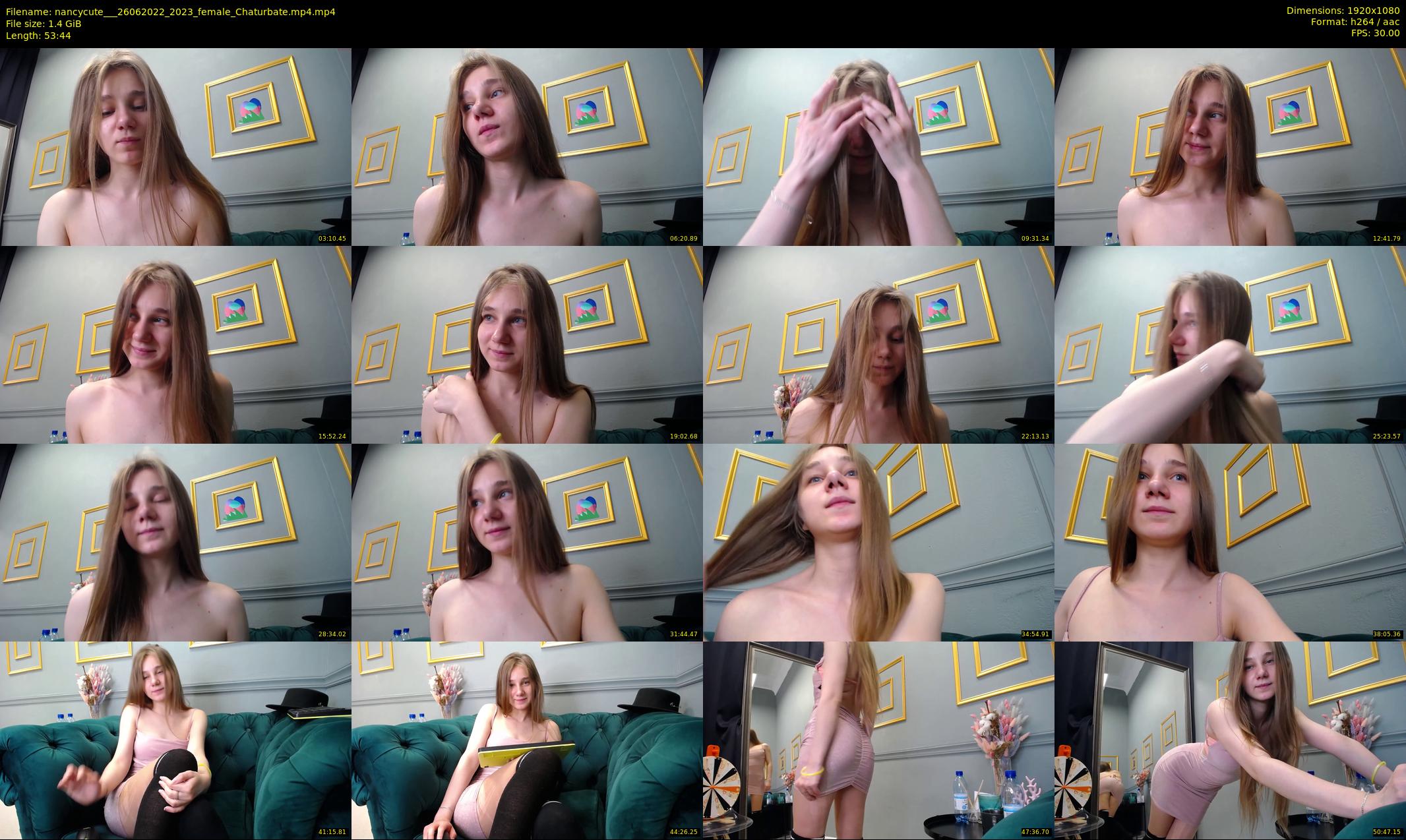 nancycute__ — 54 minute Chaturbate female cam show recording, 1080p, Jun 26, 2022