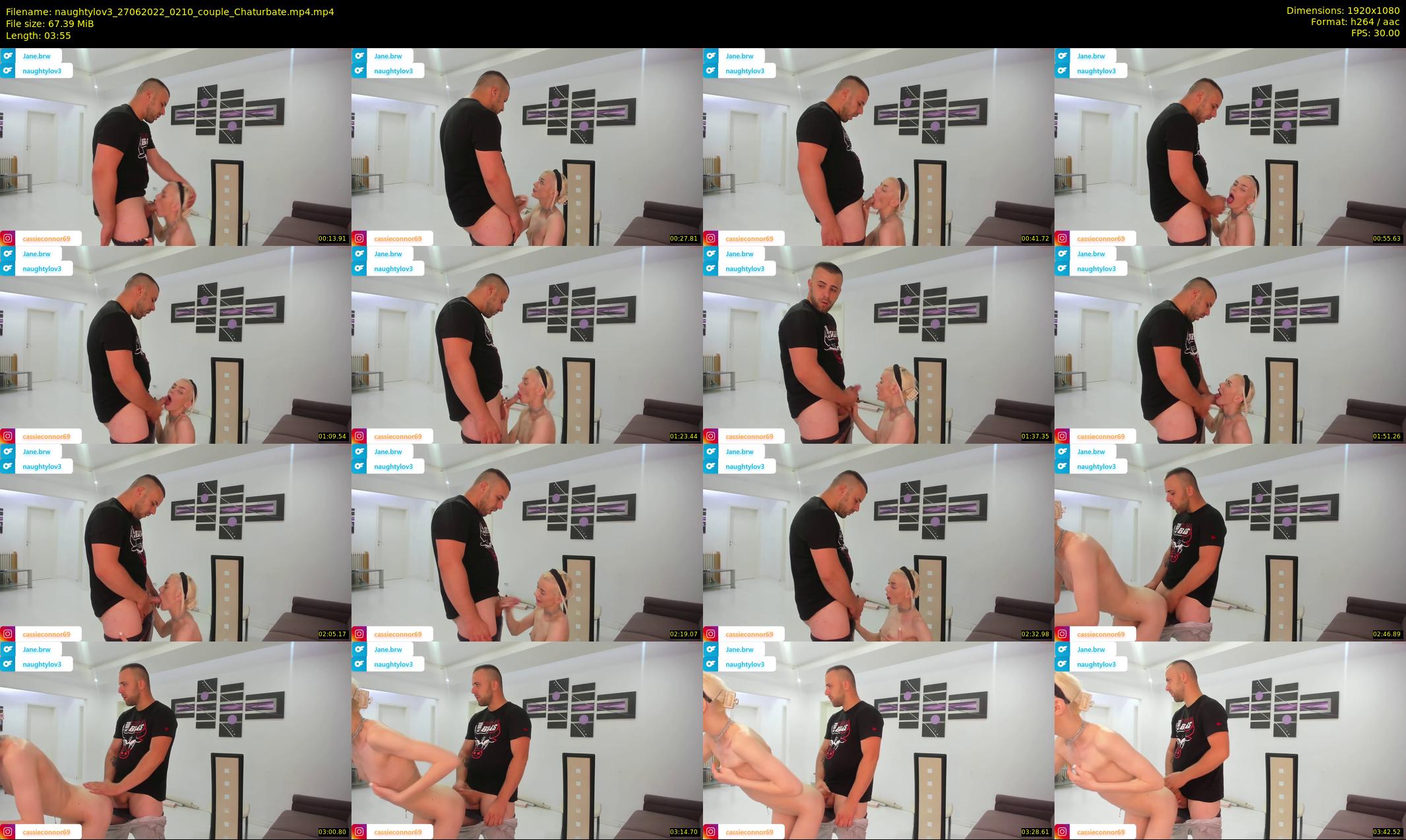 naughtylov3 — 4 minute Chaturbate couple cam show recording, 1080p, Jun 27, 2022