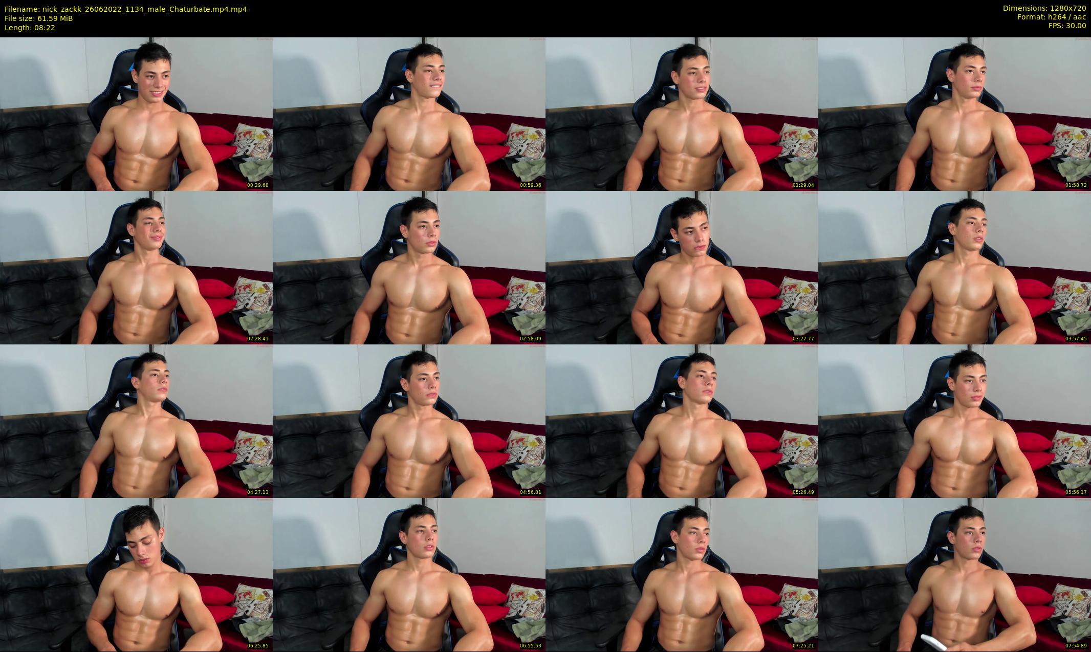 nick_zackk — 9 minute Chaturbate male cam show recording, 720p, Jun 26, 2022