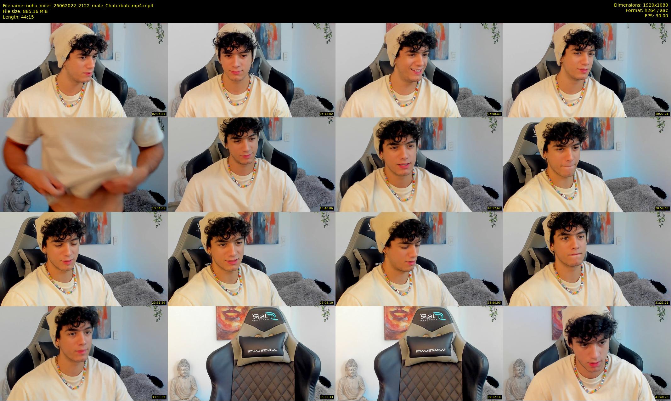 noha_miler — 45 minute Chaturbate male cam show recording, 1080p, Jun 26, 2022