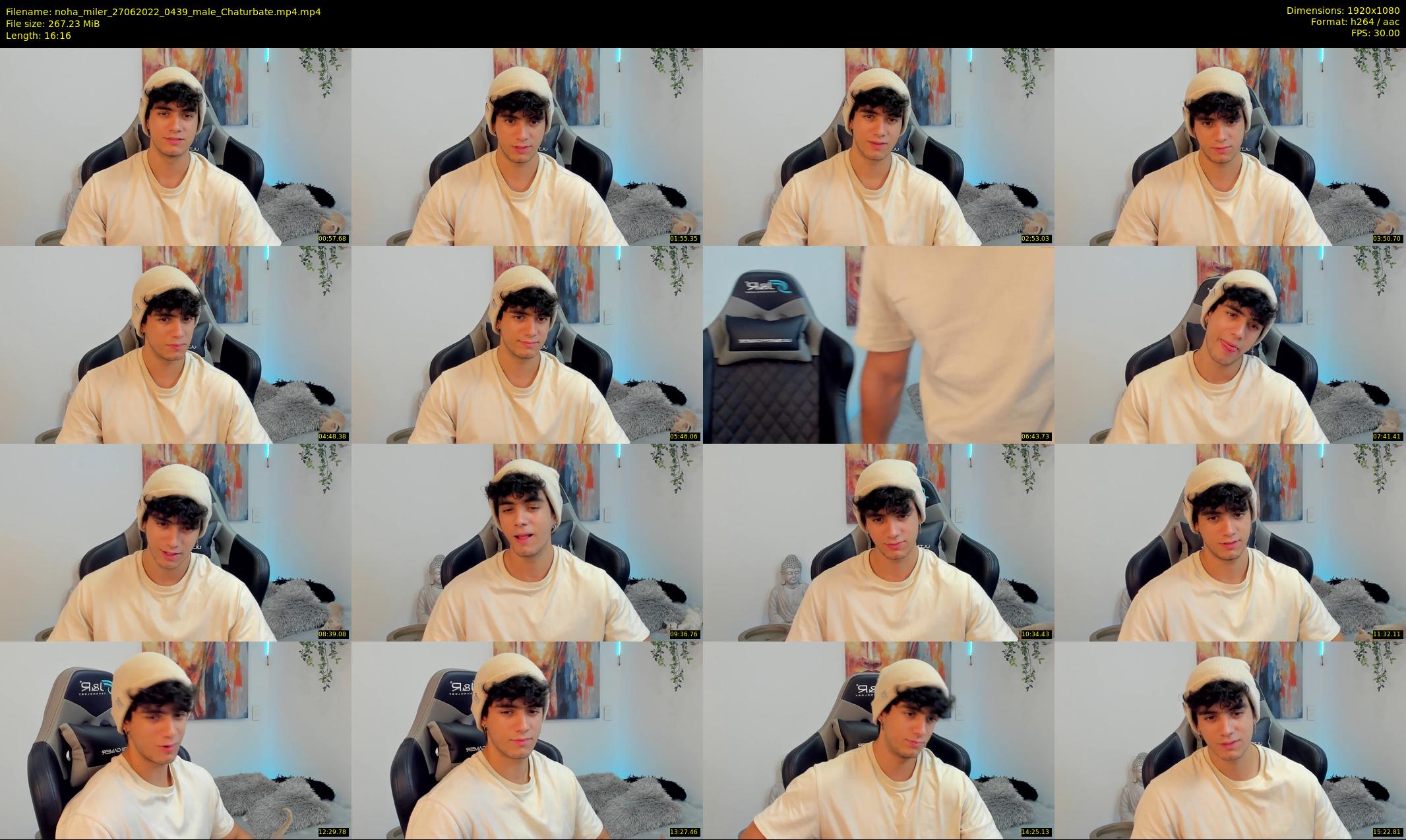 noha_miler — 17 minute Chaturbate male cam show recording, 1080p, Jun 27, 2022