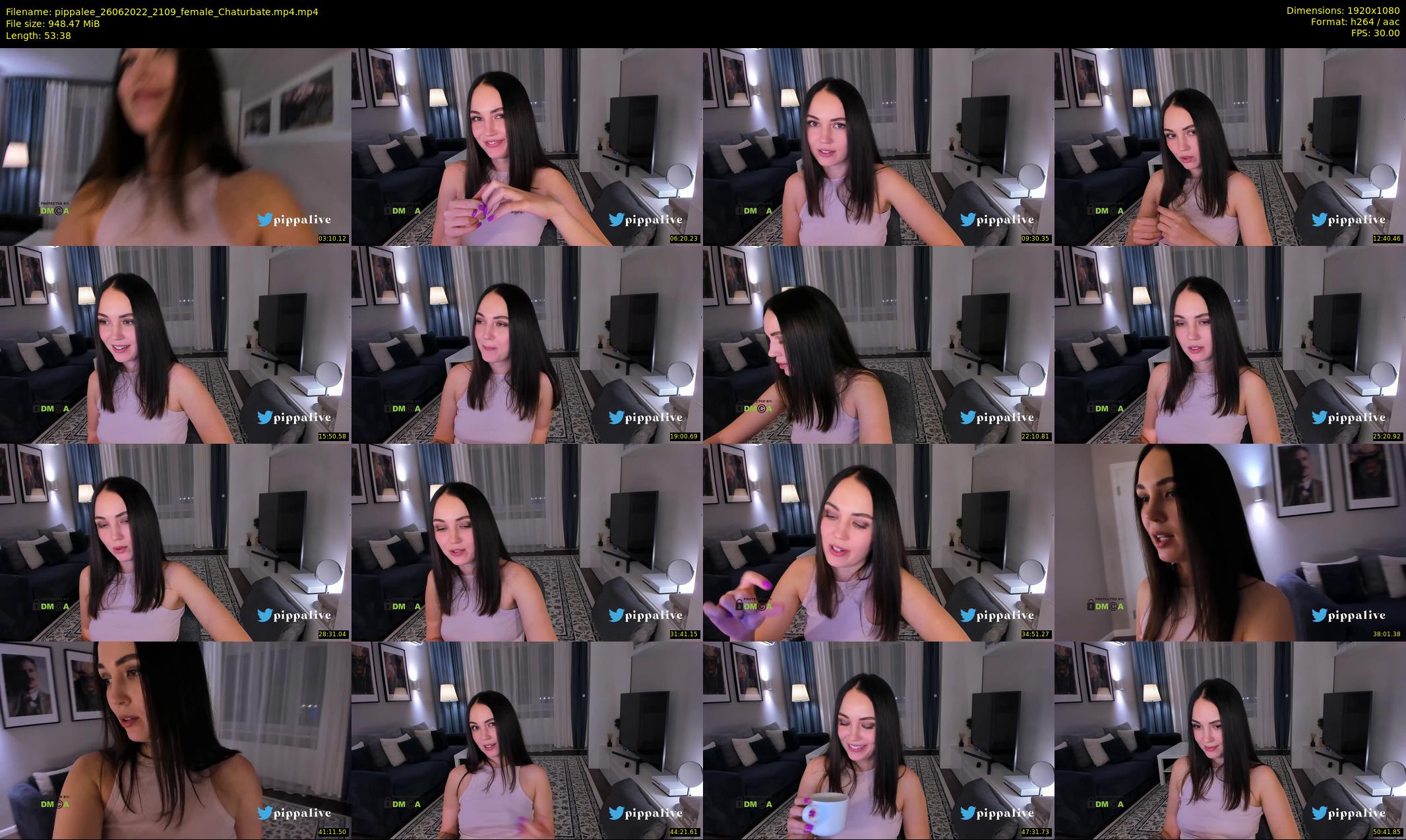pippalee — 54 minute Chaturbate female cam show recording, 1080p, Jun 26, 2022