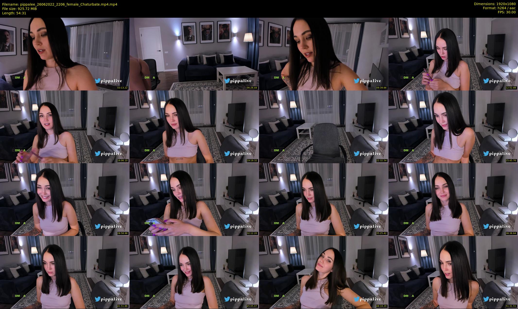 pippalee — 55 minute Chaturbate female cam show recording, 1080p, Jun 26, 2022