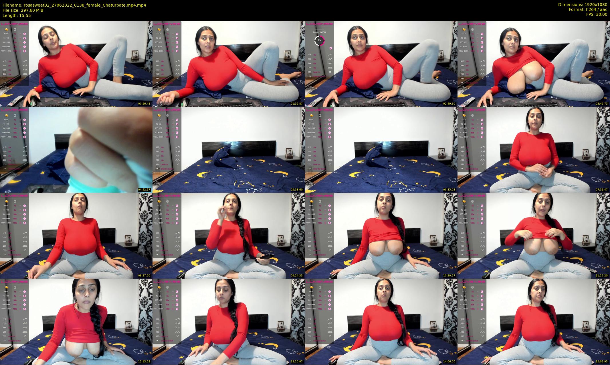 rosasweet02 — 16 minute Chaturbate female cam show recording, 1080p, Jun 27, 2022