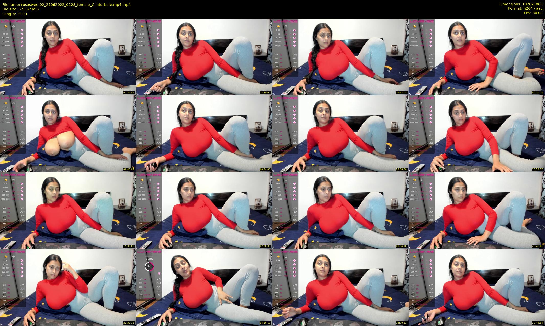 rosasweet02 — 30 minute Chaturbate female cam show recording, 1080p, Jun 27, 2022