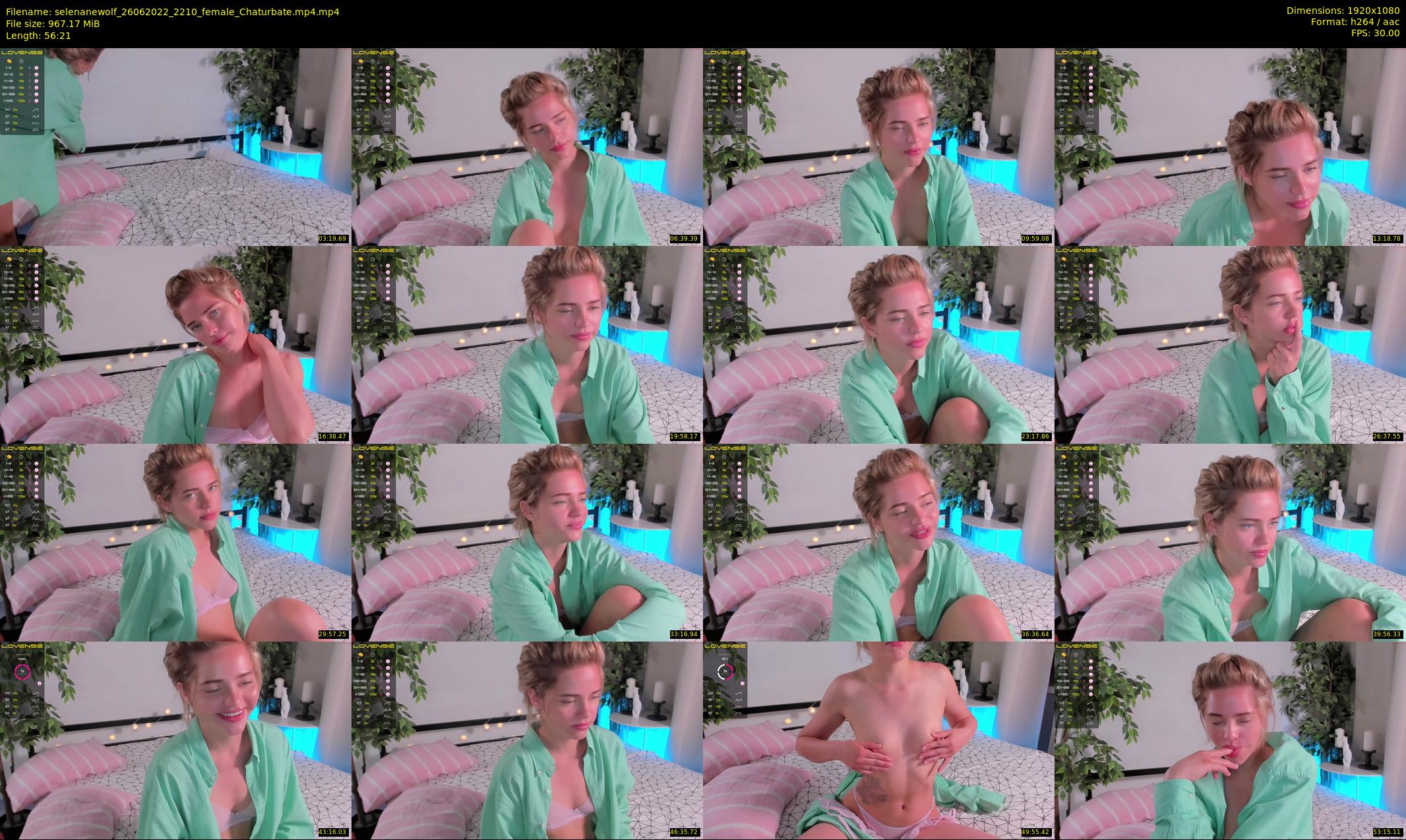 selenanewolf — 57 minute Chaturbate couple cam show recording, 1080p, Jun 26, 2022