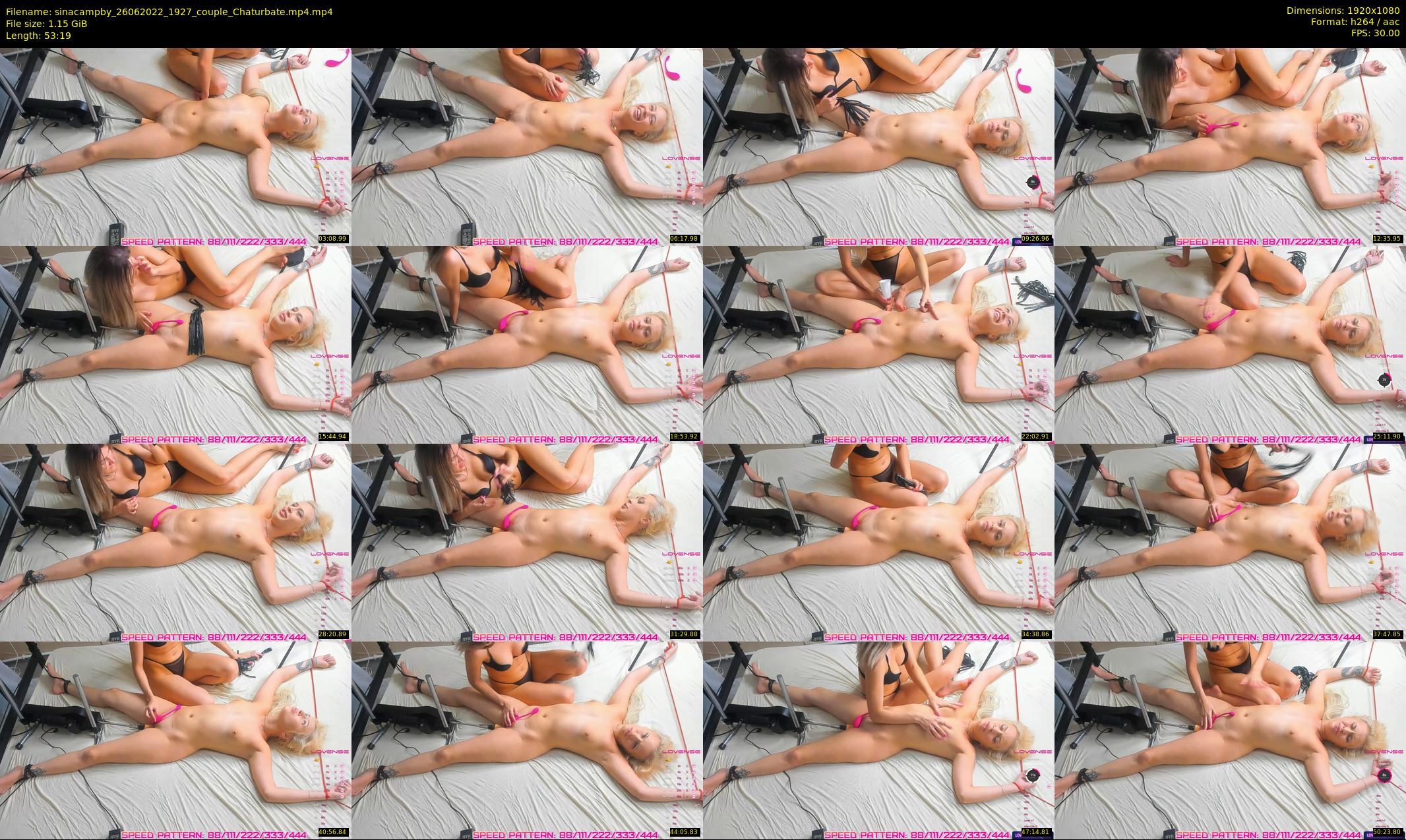 sinacampby — 54 minute Chaturbate couple cam show recording, 1080p, Jun 26, 2022
