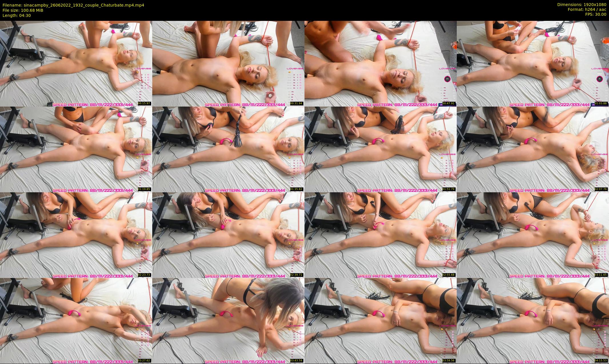 sinacampby — 5 minute Chaturbate couple cam show recording, 1080p, Jun 26, 2022