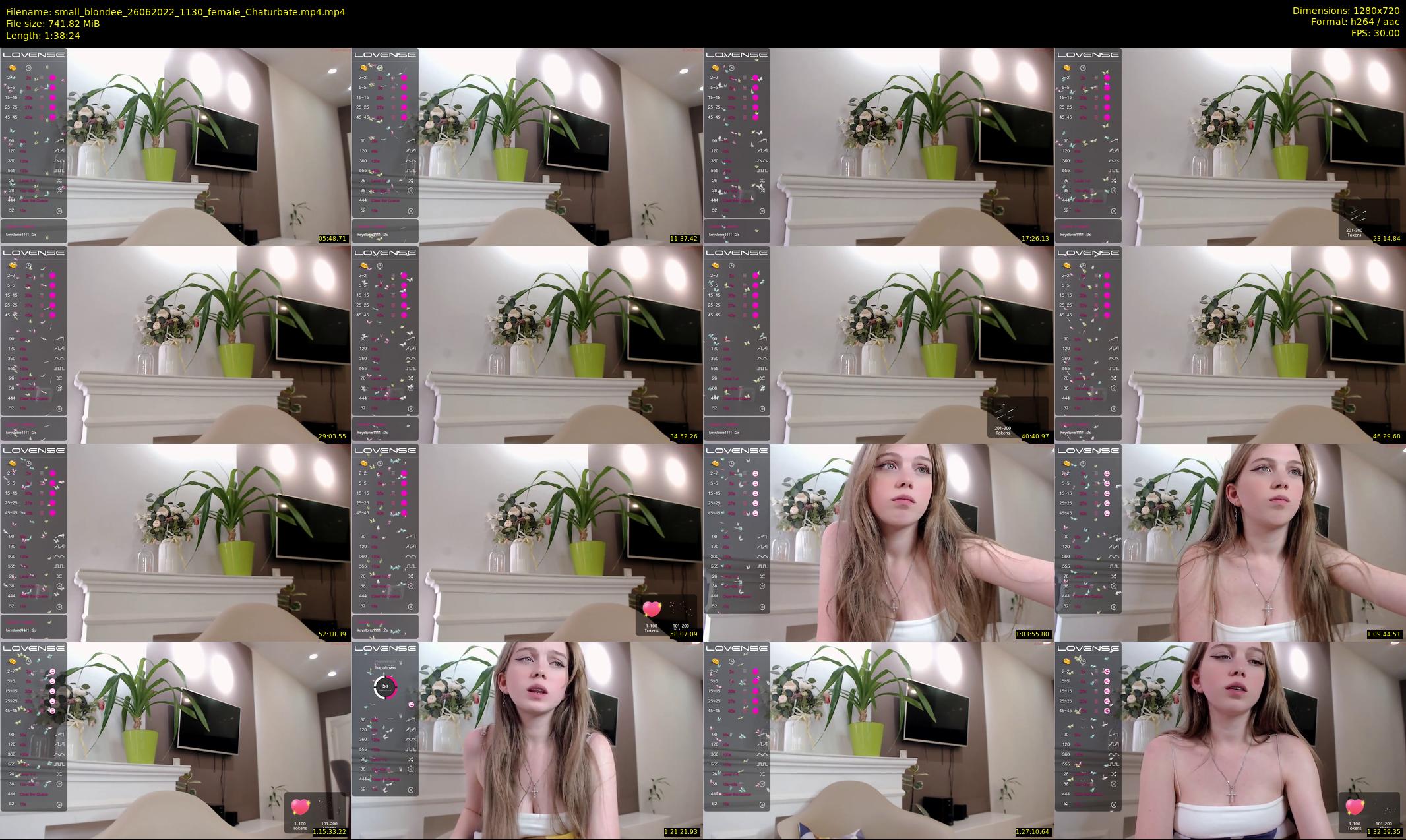 small_blondee — 99 minute Chaturbate female cam show recording, 720p, Jun 26, 2022