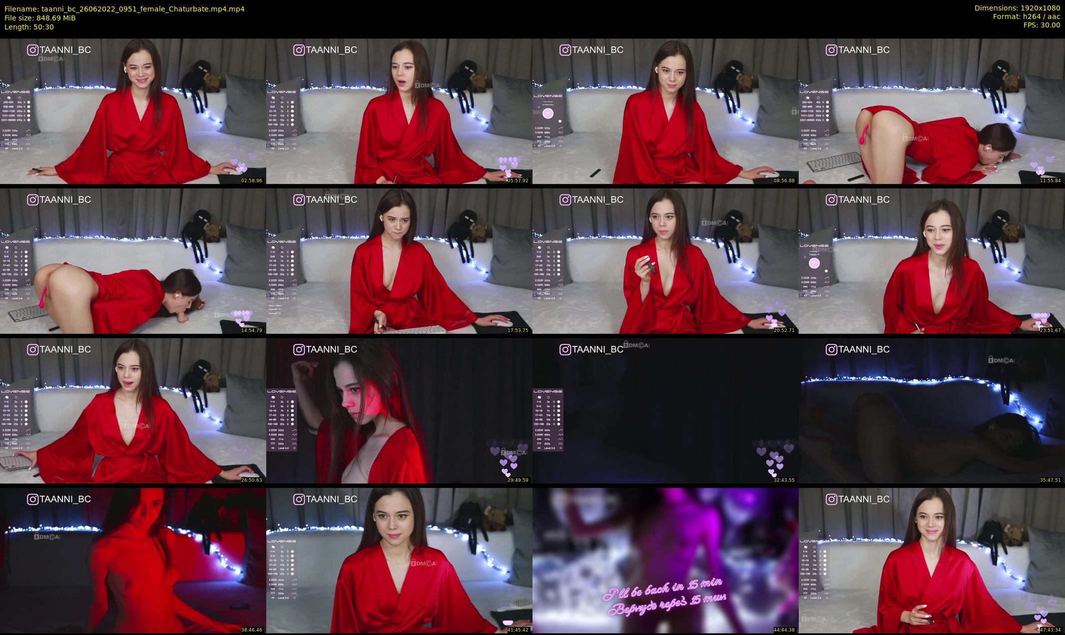 taanni_bc — 51 minute Chaturbate female cam show recording, 1080p, Jun 26, 2022
