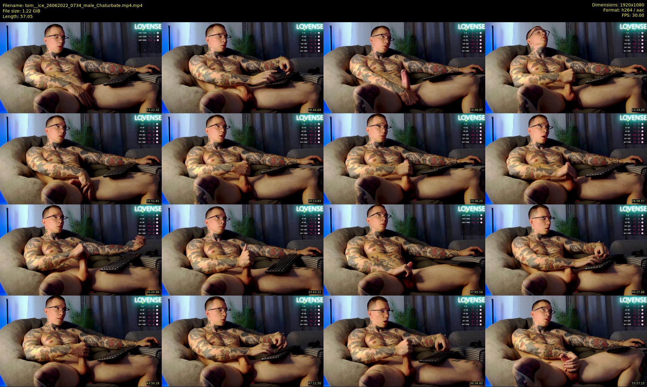 tom__ice — 58 minute Chaturbate male cam show recording, 1080p, Jun 26, 2022