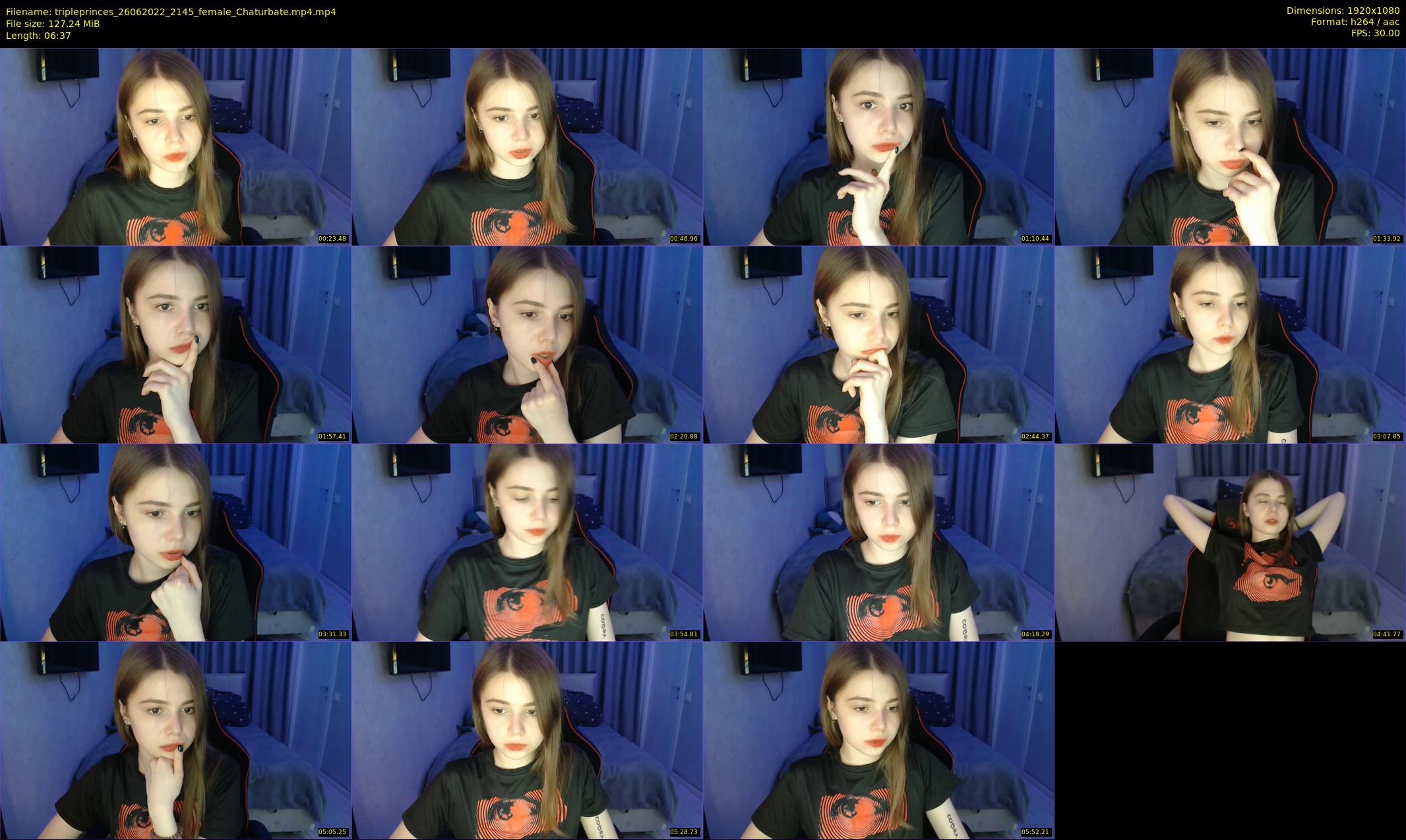 tripleprinces — 7 minute Chaturbate female cam show recording, 1080p, Jun 26, 2022
