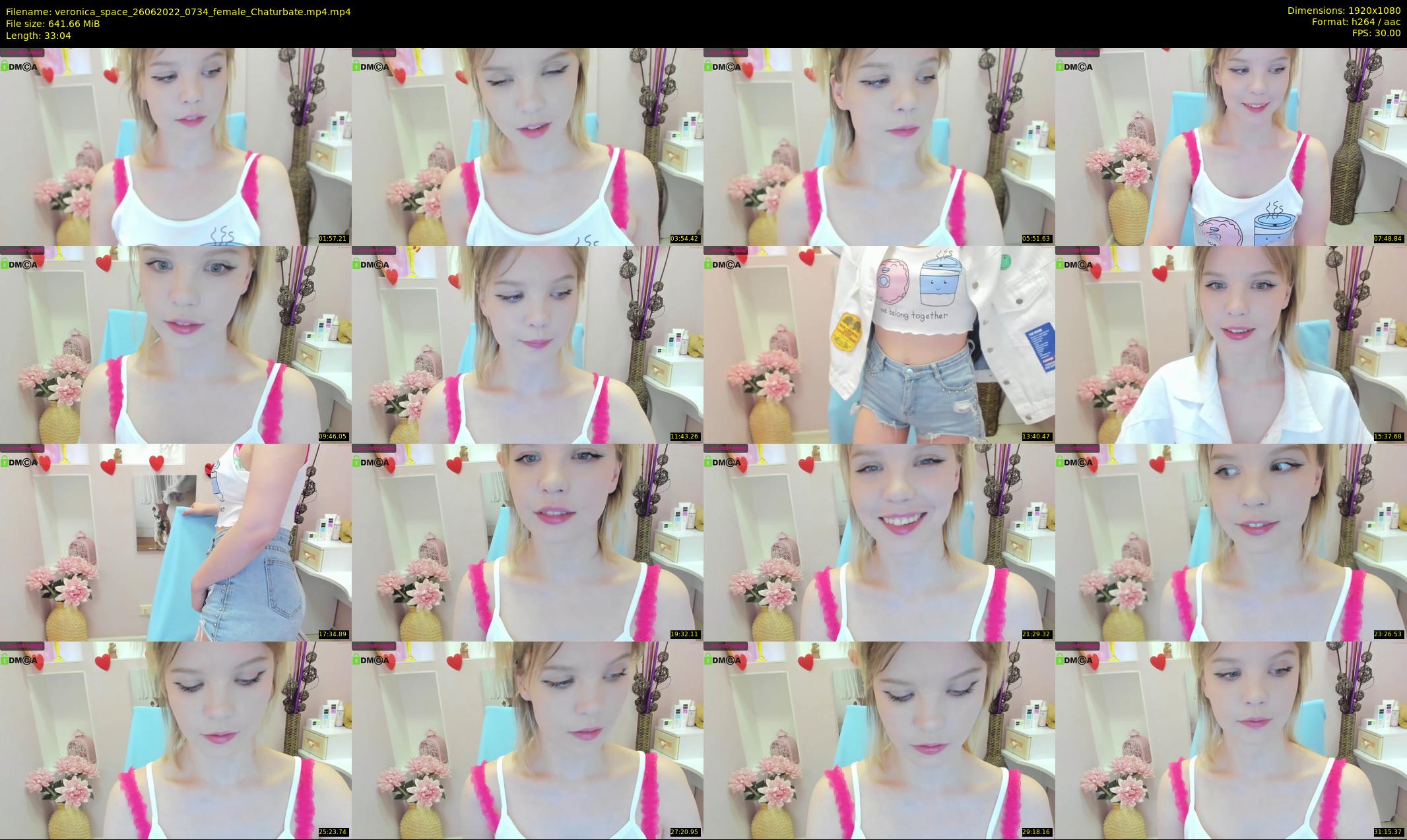 veronica_space — 34 minute Chaturbate female cam show recording, 1080p, Jun 26, 2022
