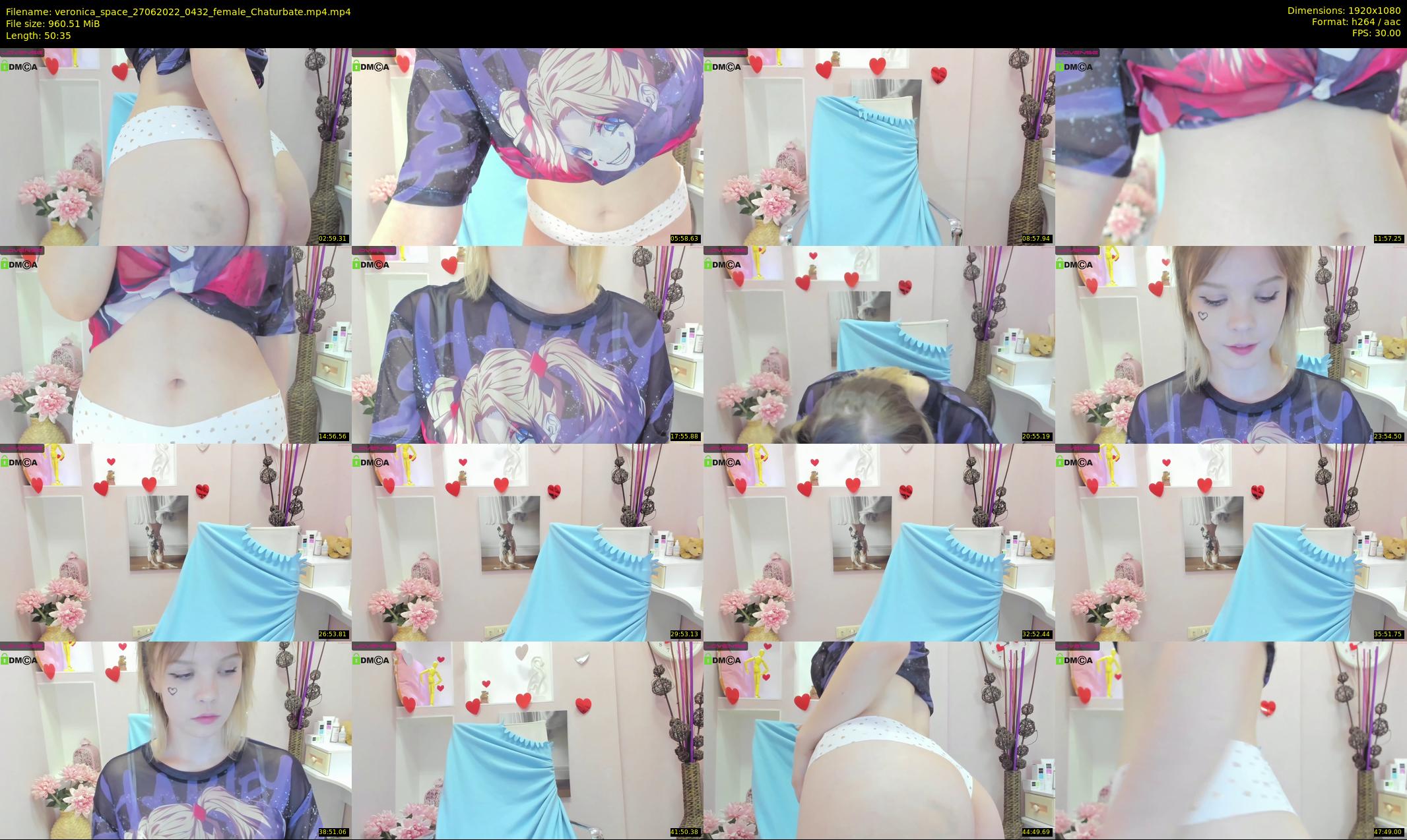 veronica_space — 51 minute Chaturbate female cam show recording, 1080p, Jun 27, 2022