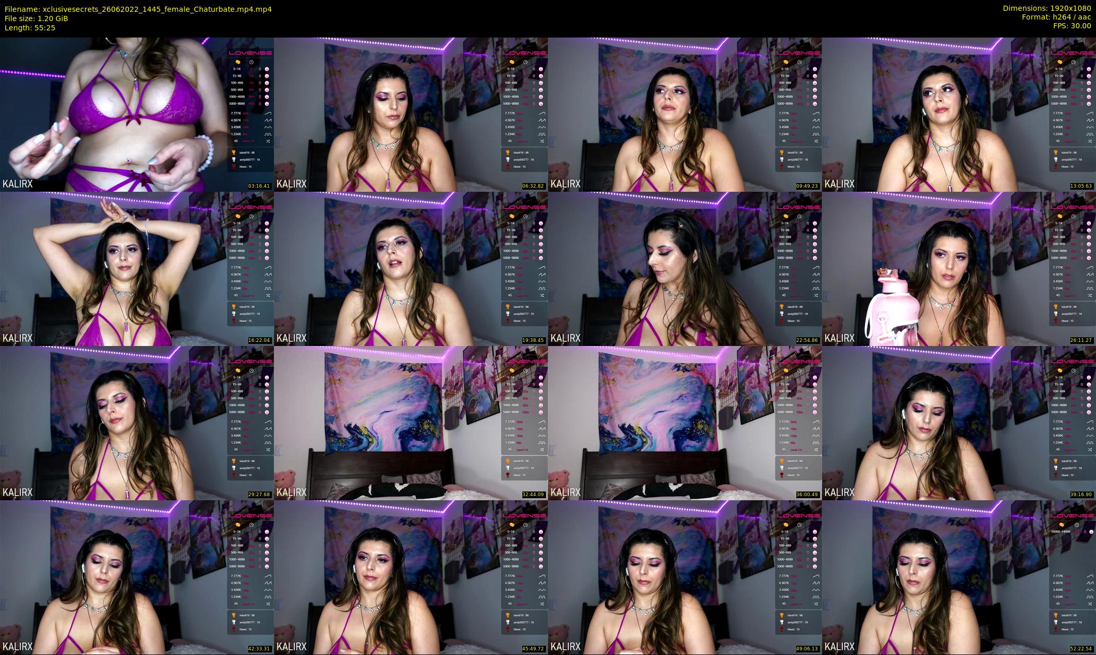xclusivesecrets — 56 minute Chaturbate female cam show recording, 1080p, Jun 26, 2022