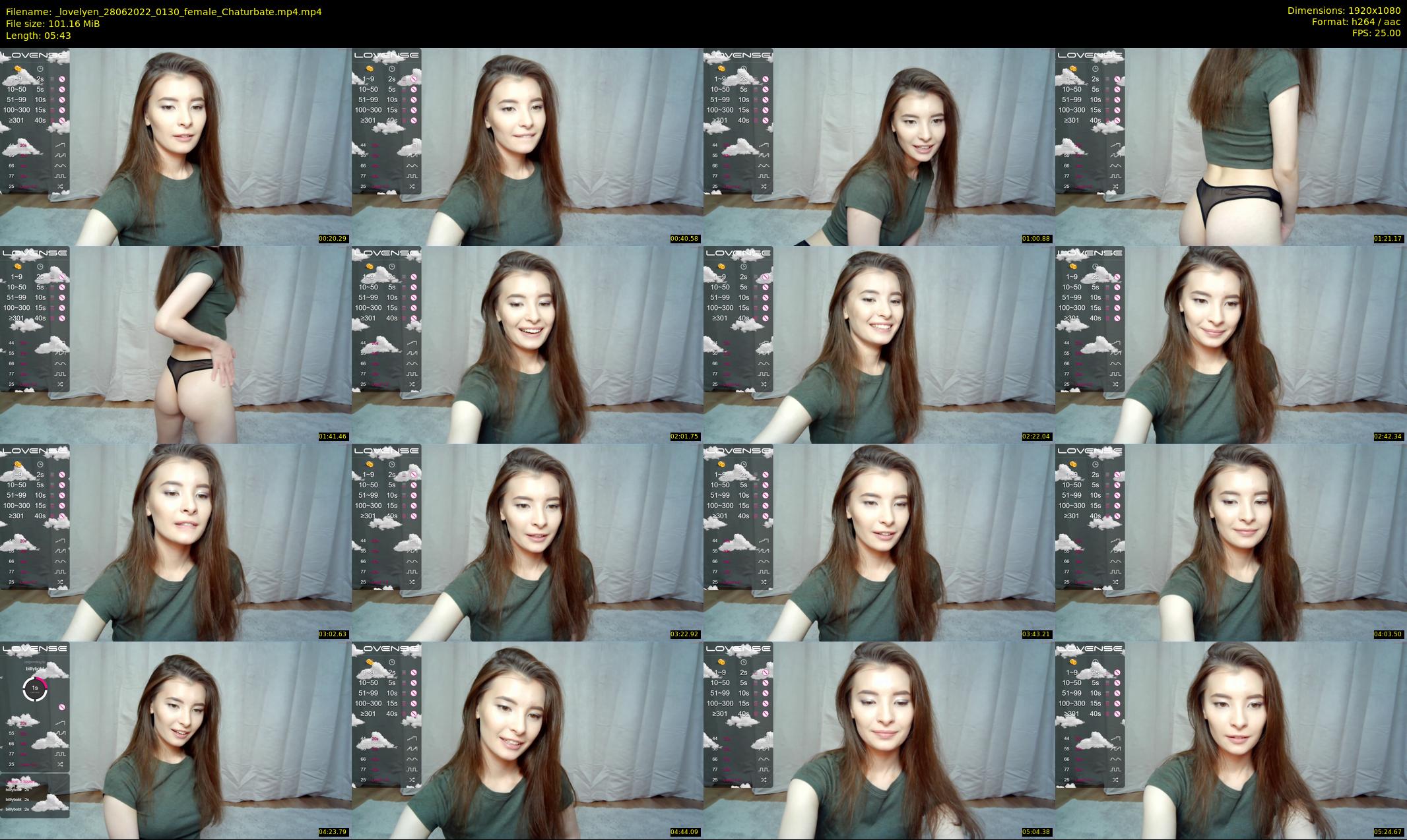 _lovelyen — 6 minute Chaturbate female cam show recording, 1080p, Jun 28, 2022