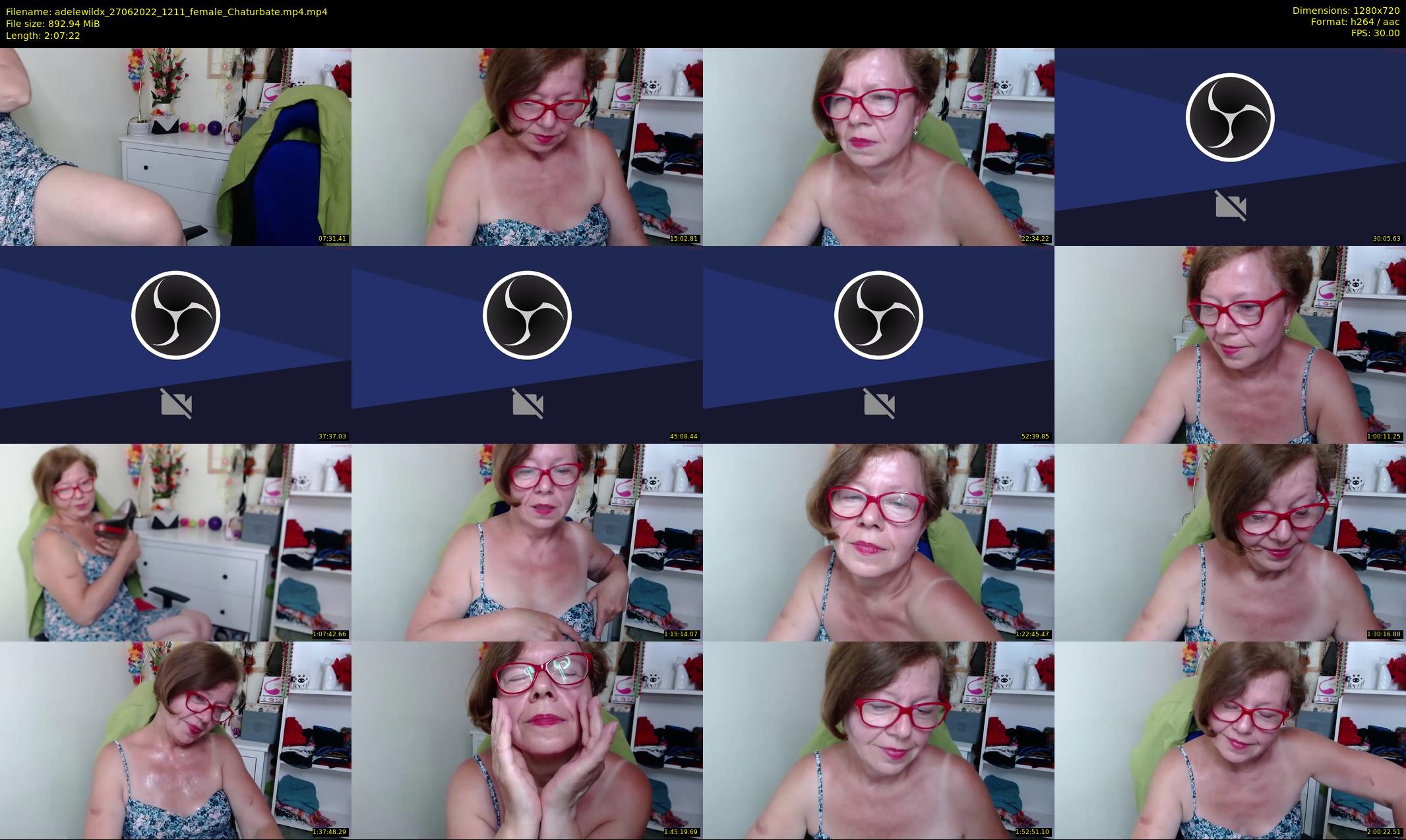 adelewildx — 128 minute Chaturbate female cam show recording, 720p, Jun 27, 2022