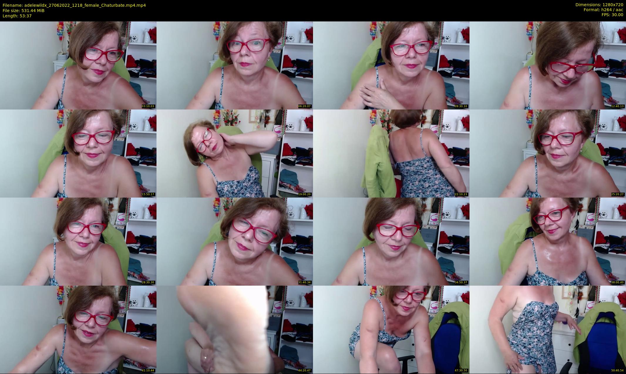 adelewildx — 54 minute Chaturbate female cam show recording, 720p, Jun 27, 2022