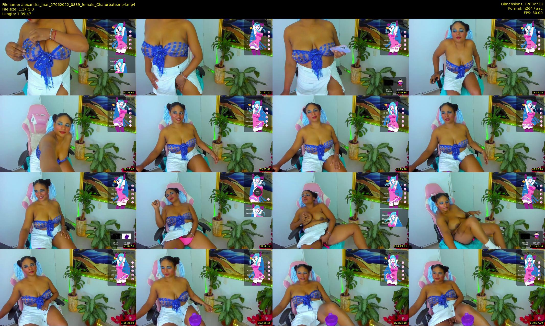 alexandra_mar — 100 minute Chaturbate female cam show recording, 720p, Jun 27, 2022
