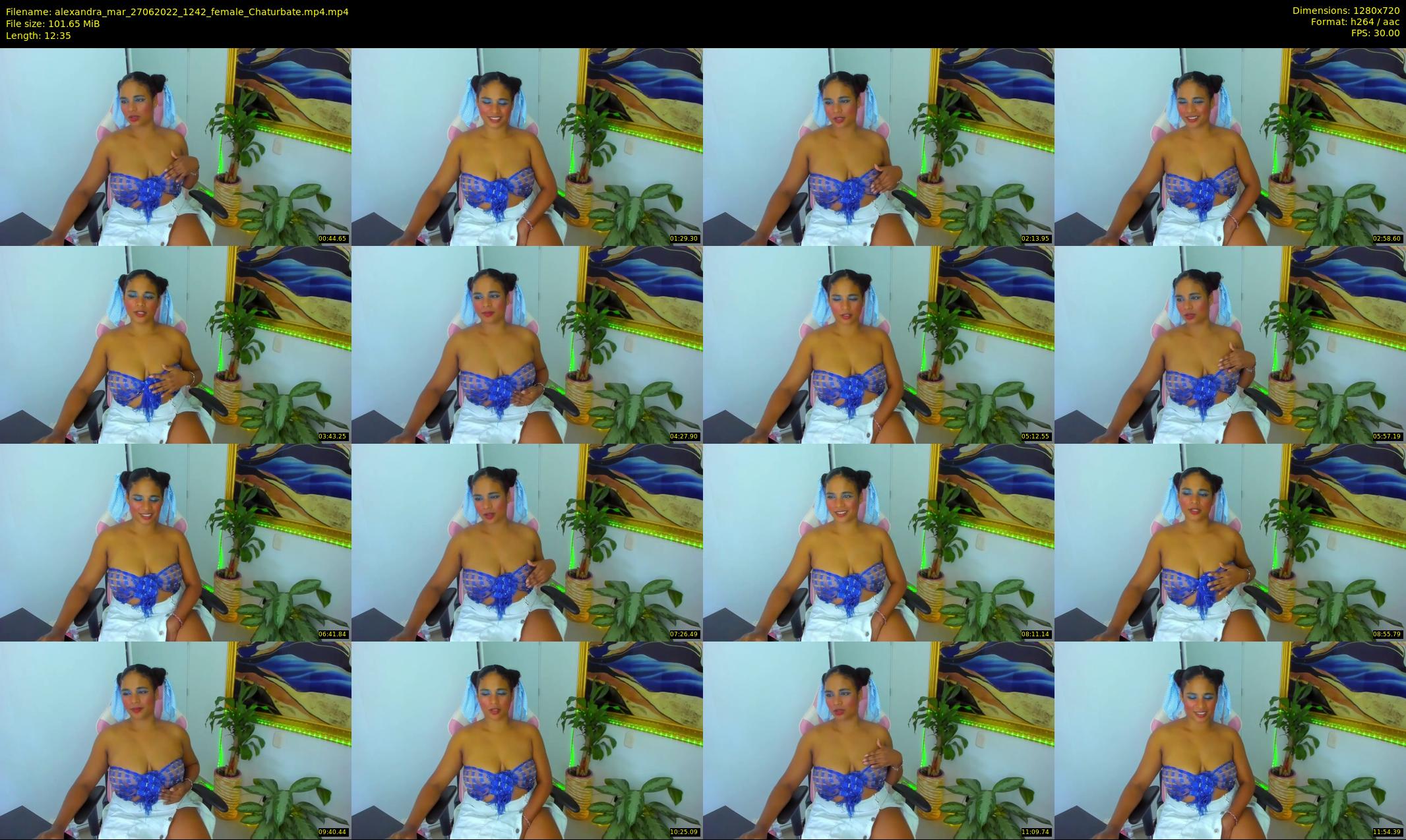 alexandra_mar — 13 minute Chaturbate female cam show recording, 720p, Jun 27, 2022