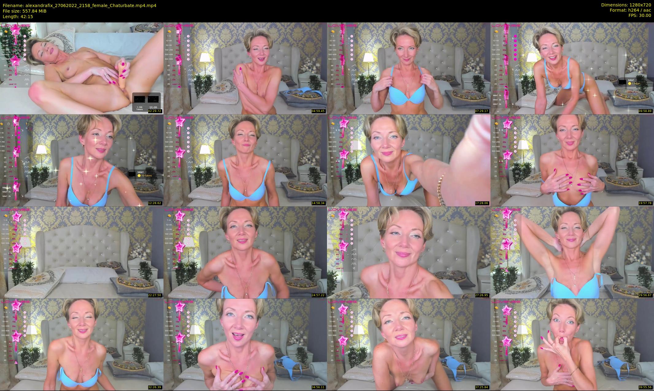 alexandrafix — 43 minute Chaturbate female cam show recording, 720p, Jun 27, 2022