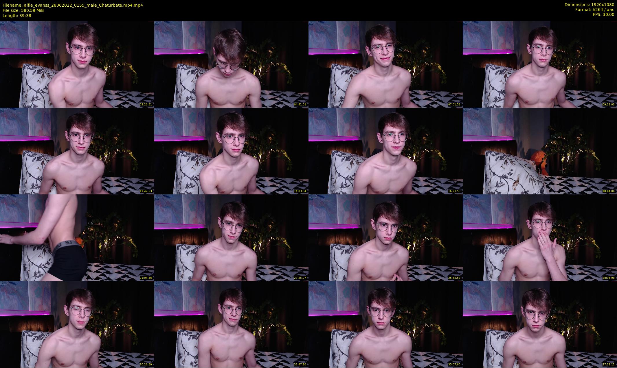 alfie_evanss — 40 minute Chaturbate male cam show recording, 1080p, Jun 28, 2022