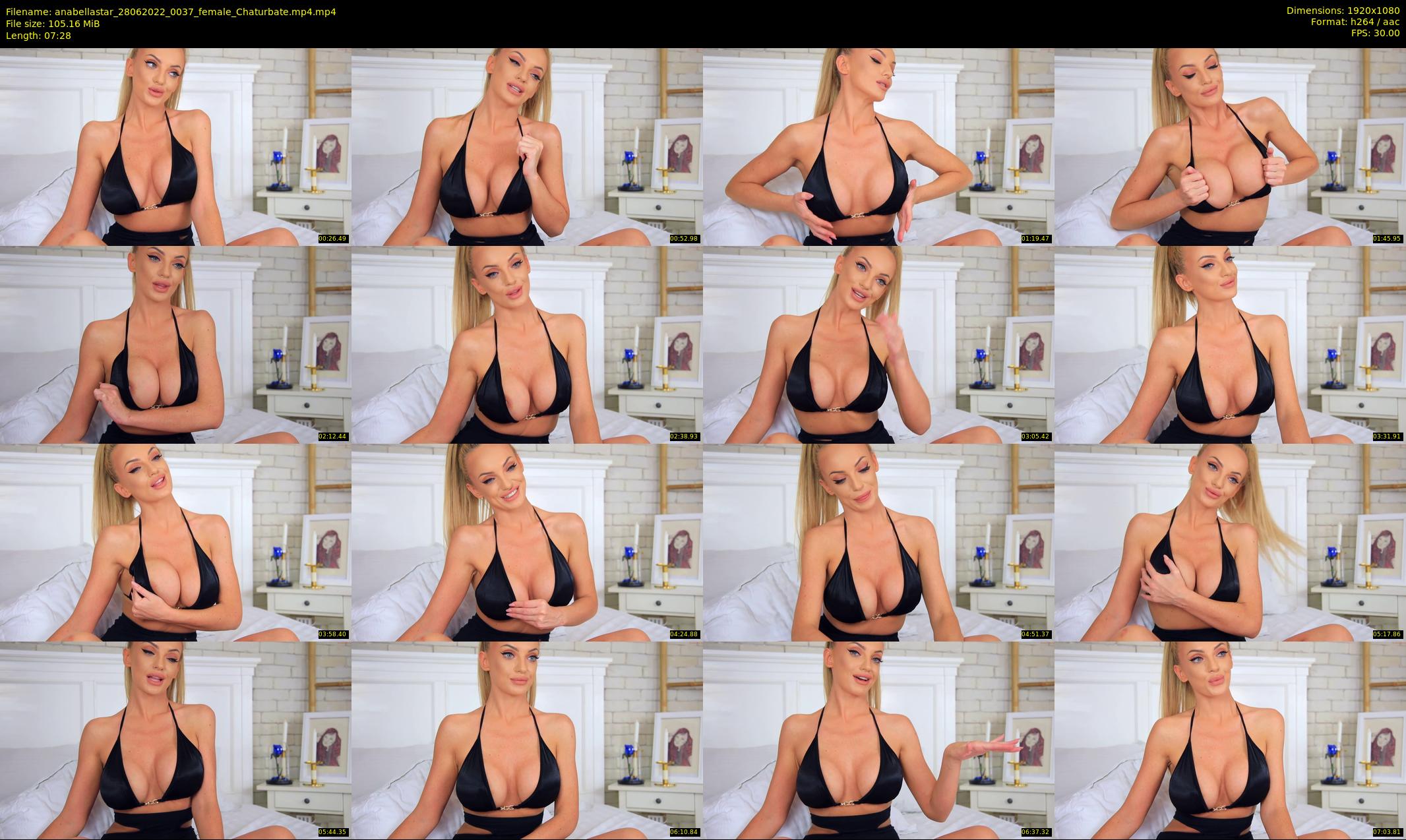 anabellastar — 8 minute Chaturbate female cam show recording, 1080p, Jun 28, 2022
